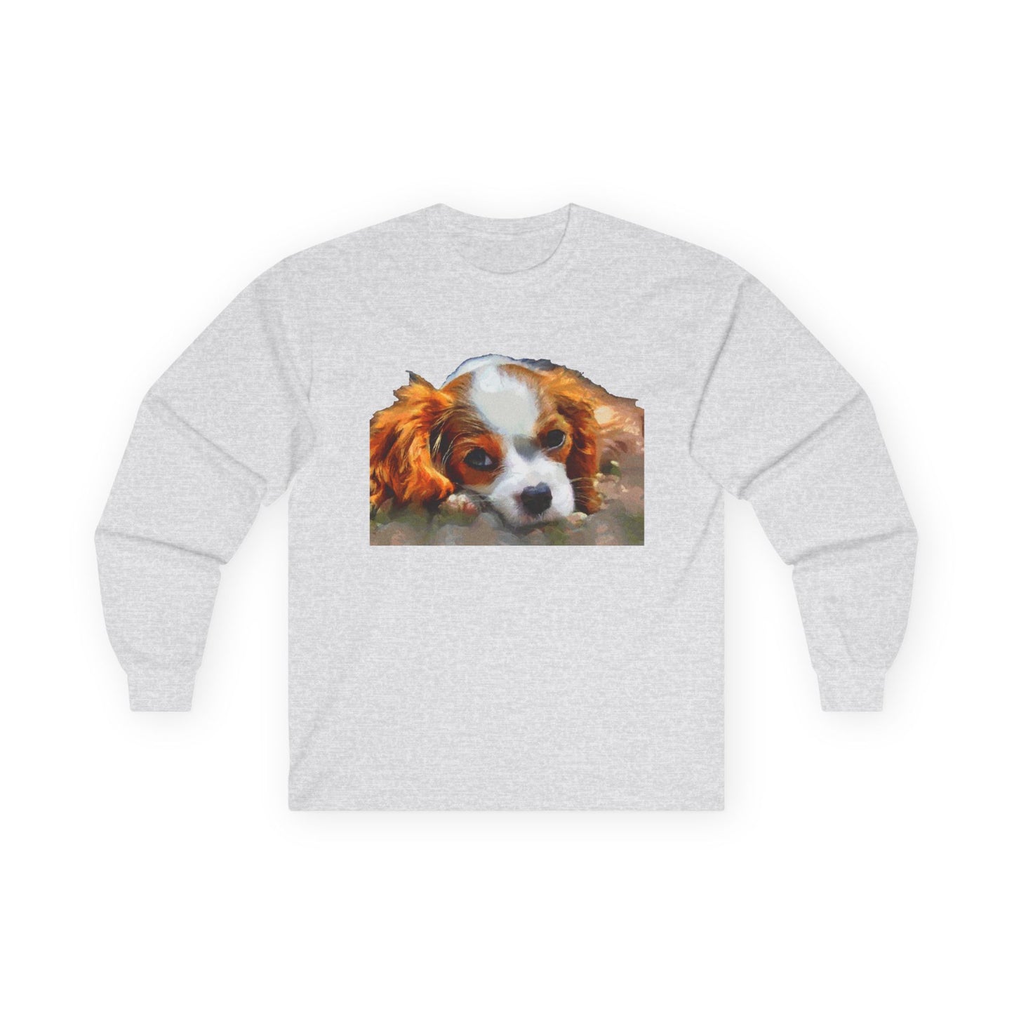 Cavalier King Charles Spaniel Unisex Cotton Long Sleeve Tee