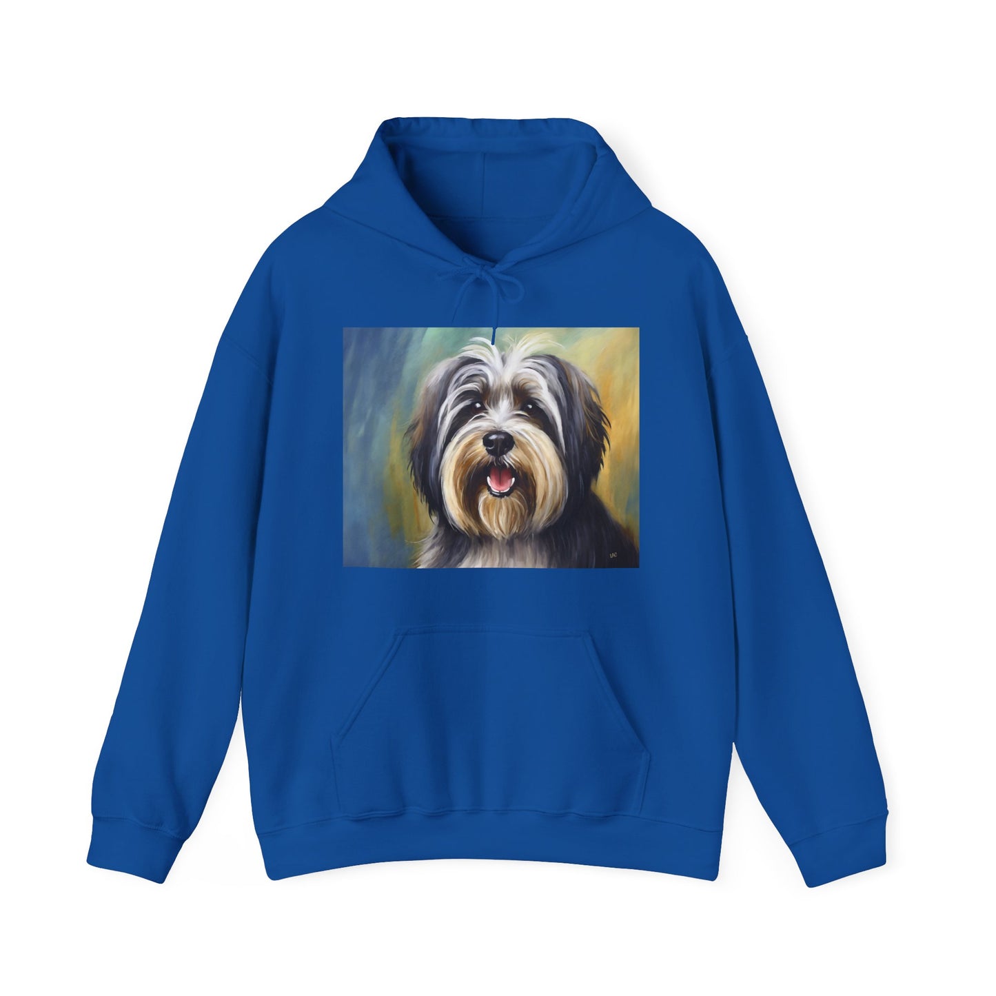 Tibetan Terrier 50/50 Hooded Sweatshirt