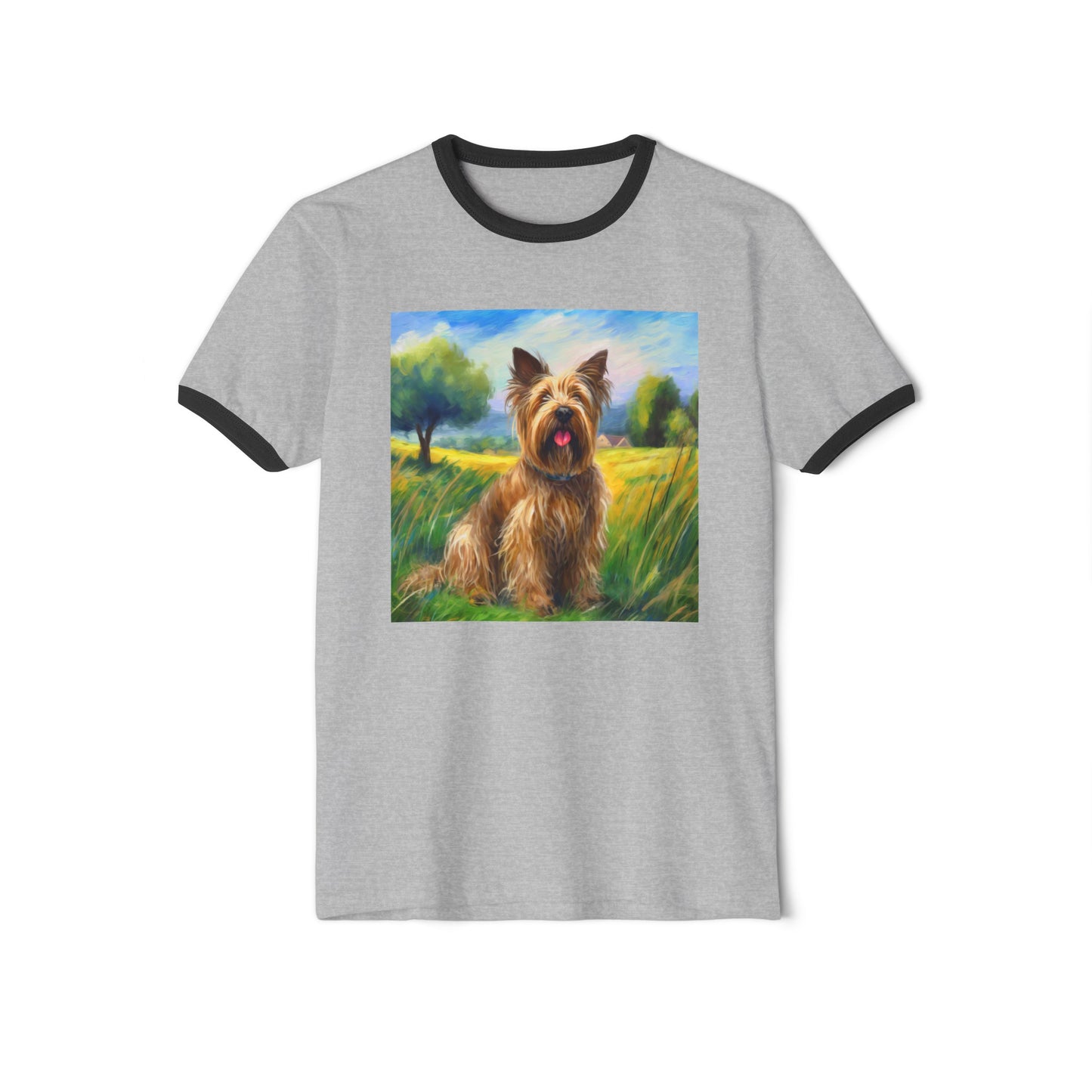 Briard Classic Cotton Ringer T-Shirt