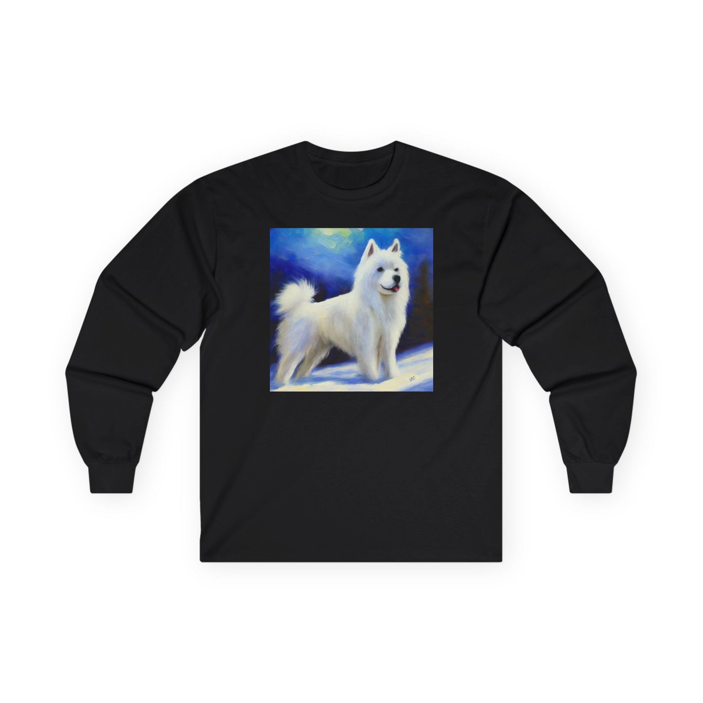 American Eskimo Dog Cotton Long Sleeve Tee