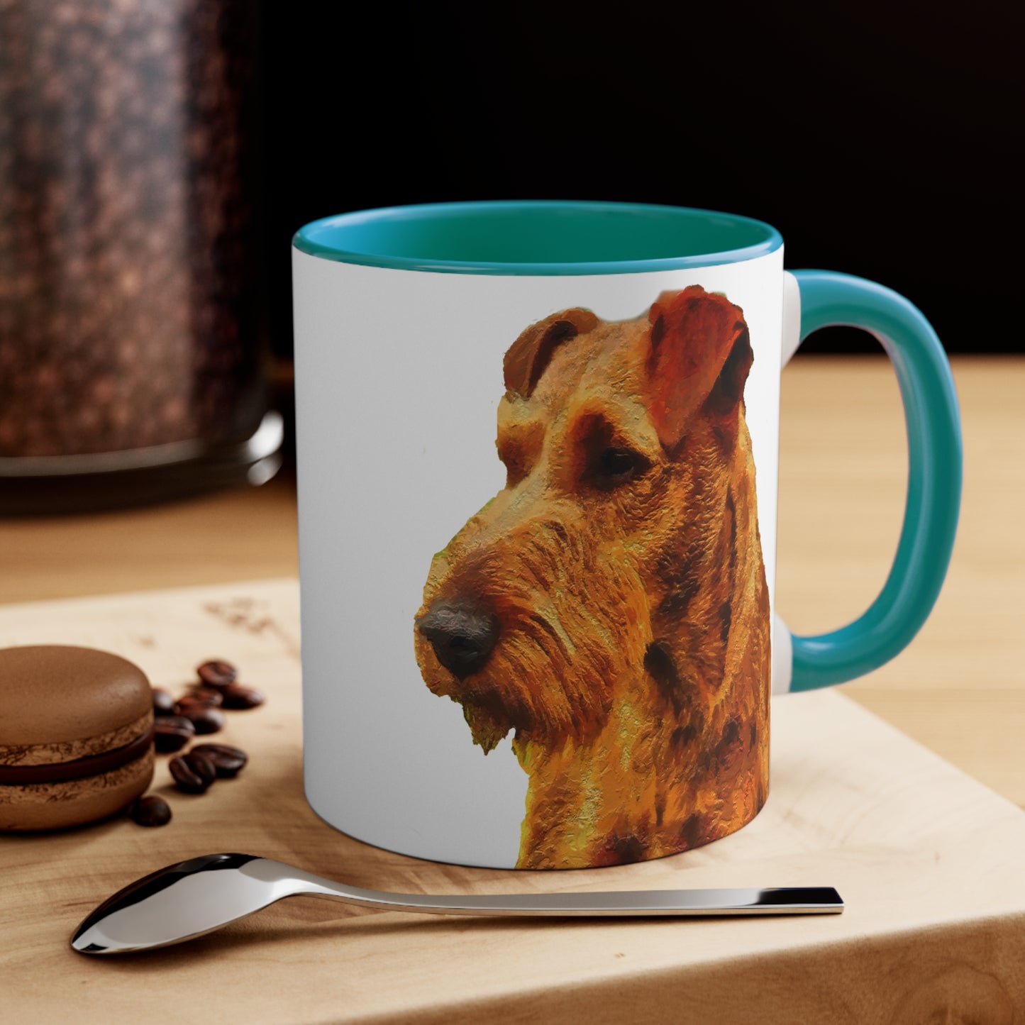 Irish Terrier 'Jocko' Accent Coffee Mug, 11oz
