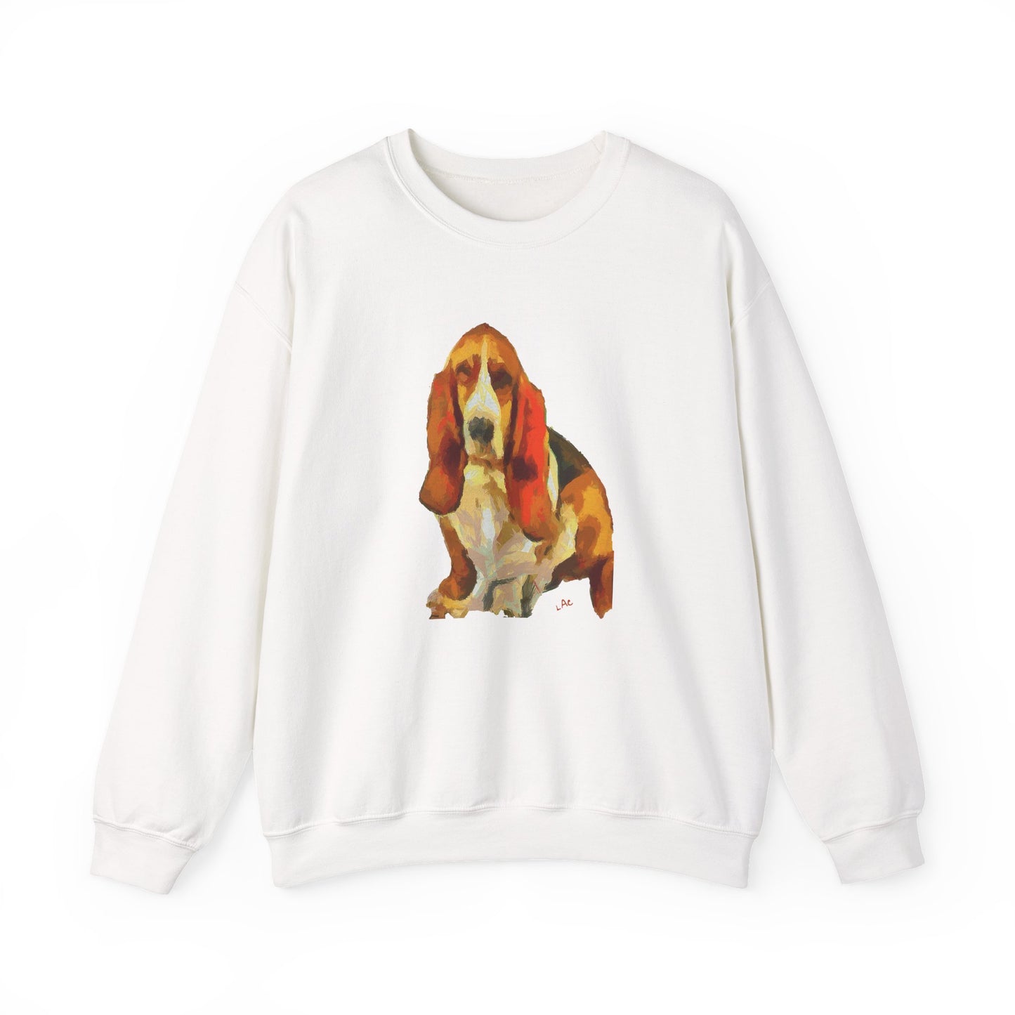 Basset Hound 'Lautrec' Unisex Crewneck Sweatshirt