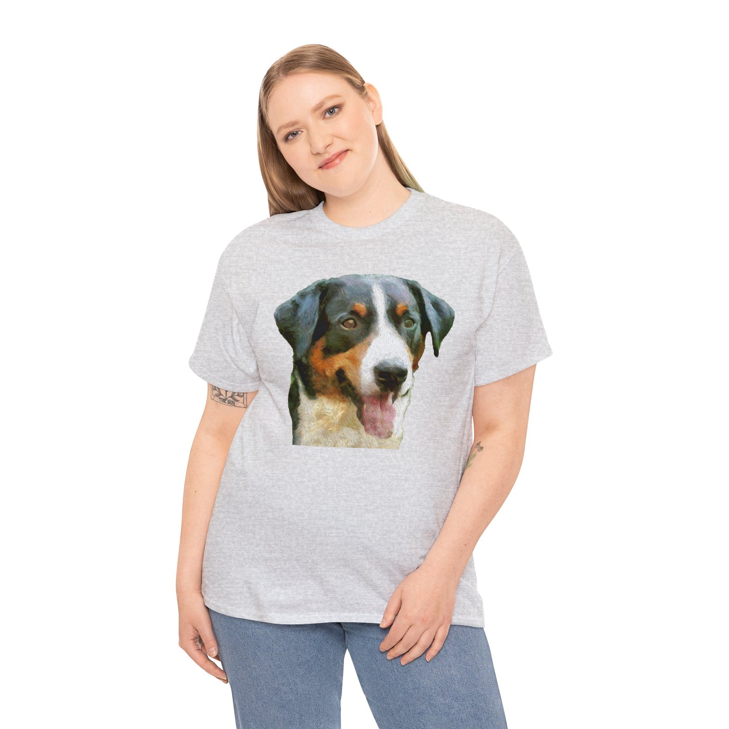 Appenzeller Sennenhund Classic Unisex Heavy Cotton Tee