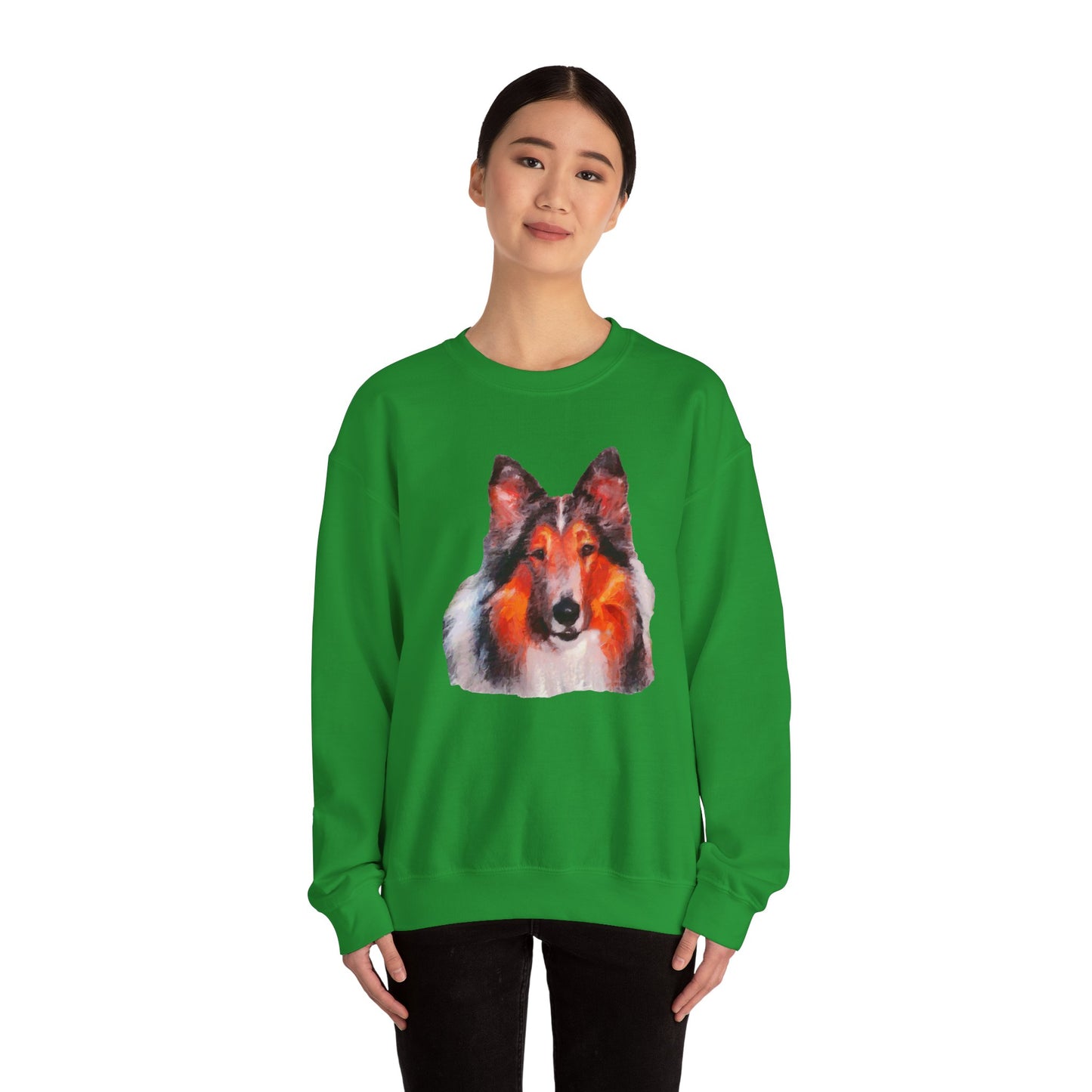 Rough Coated Collie - Cozy Companion Crewneck Sweatshirt
