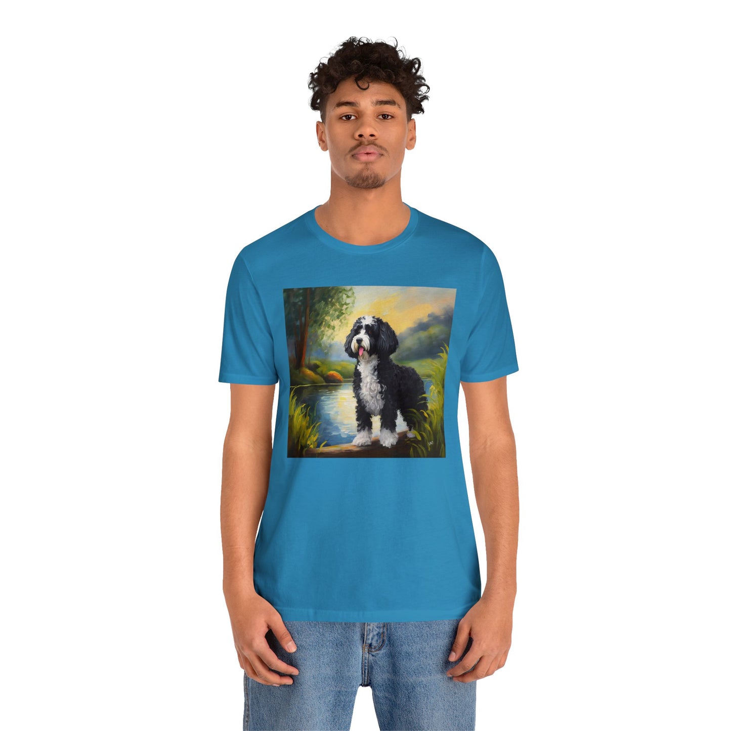 Portuguese Water Dog Jersey Short Sleeve Tee