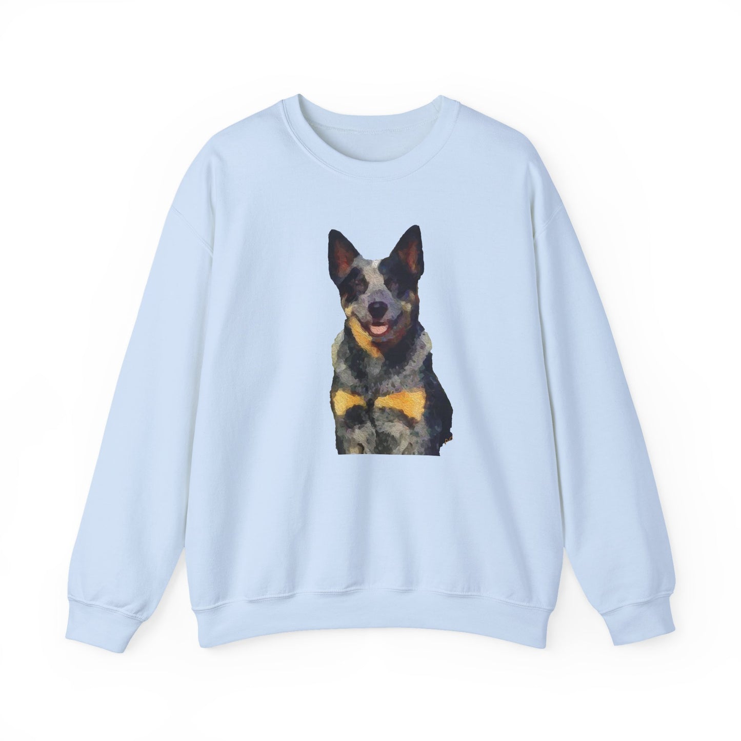 Blue Heeler 'Bailey' - Australian Cattle Dog Unisex 50/50 Crewneck Sweatshirt