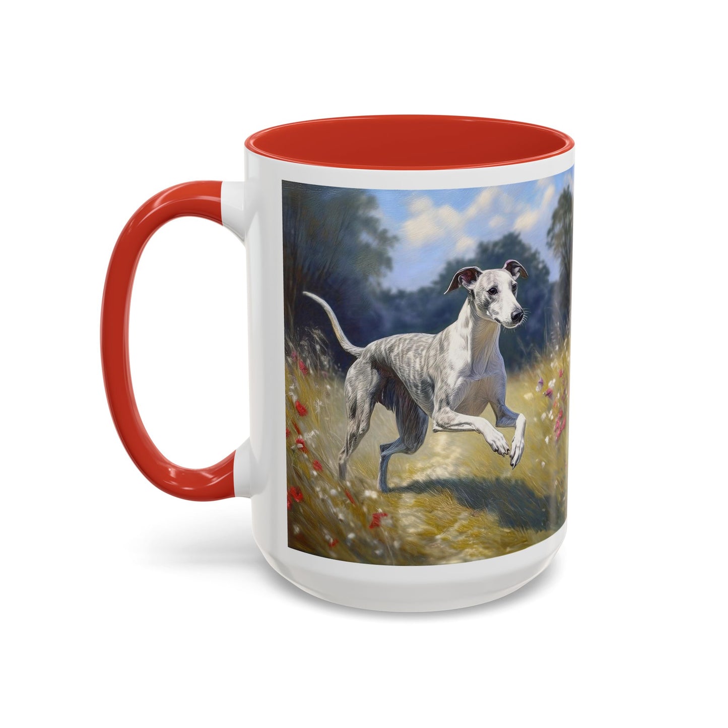 Whippet -- Accent Coffee Mug (11, 15oz)