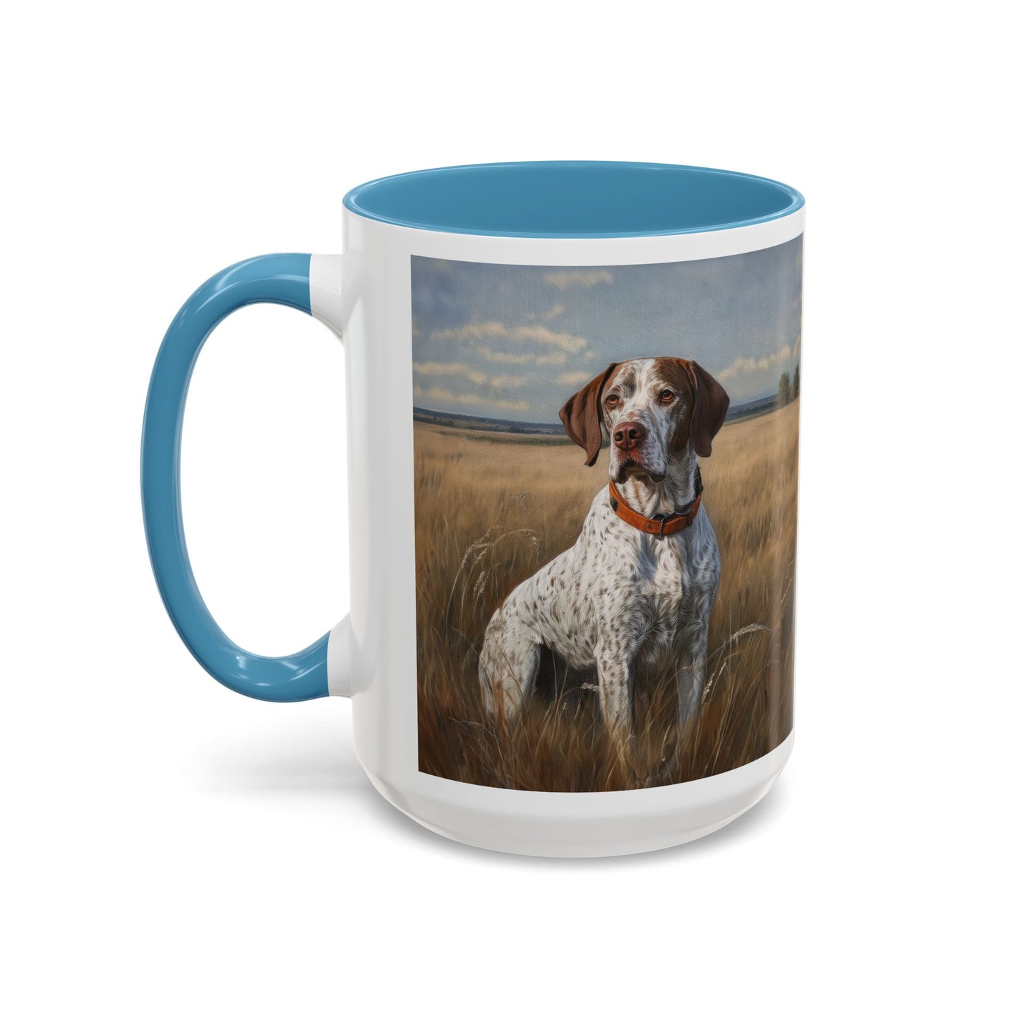 Braque de Bourbonnais - Ceramic Accent Coffee Mug - 2 Sizes