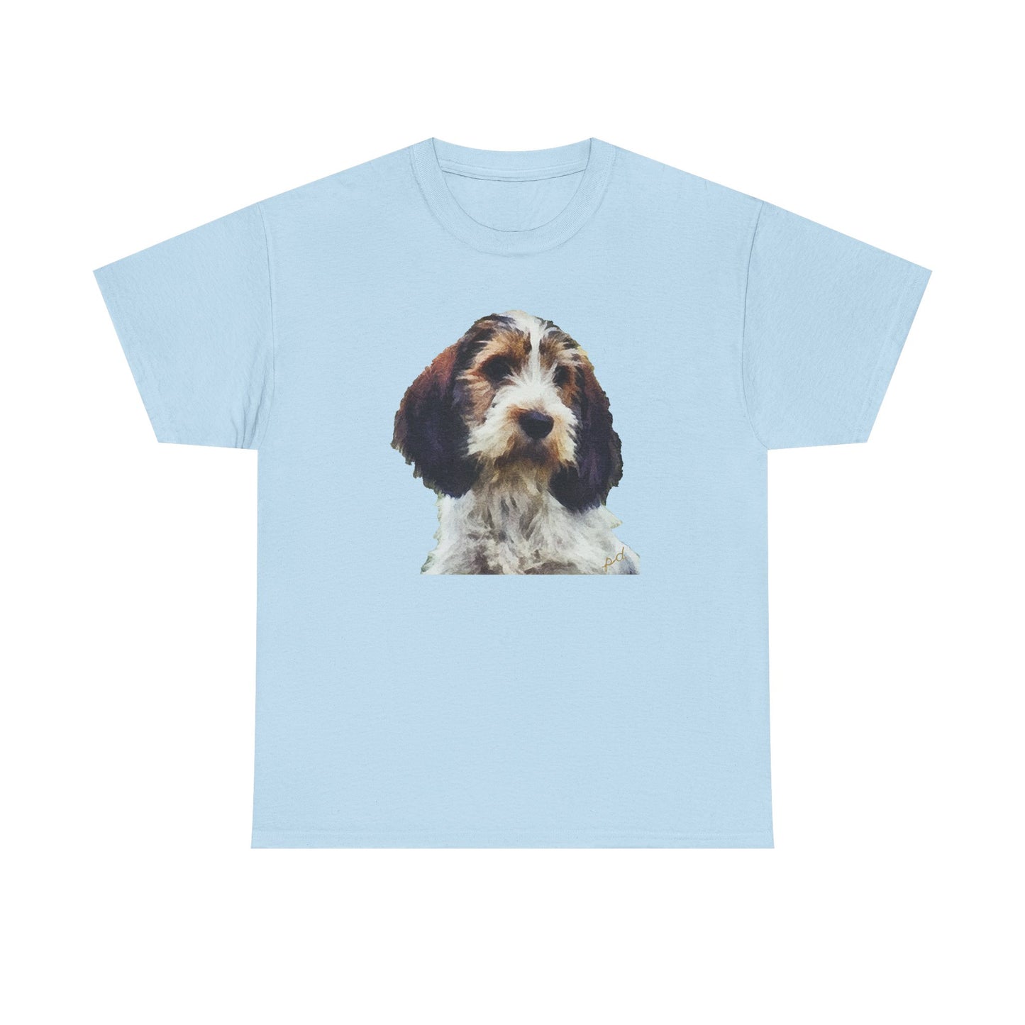 Petit Basset Griffon Unisex Heavy Cotton Tee