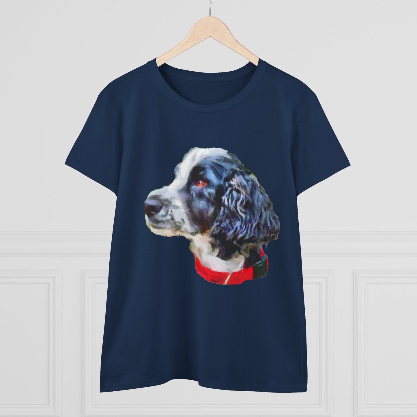 English Cocker Spaniel 'Tango' Women's Midweight Cotton Tee