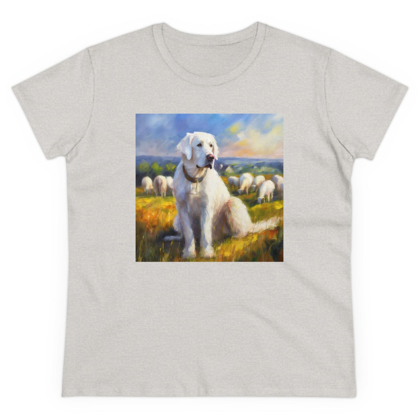 Hungarian Kavasz Women's Midweight Cotton Tee - A Soft Embrace