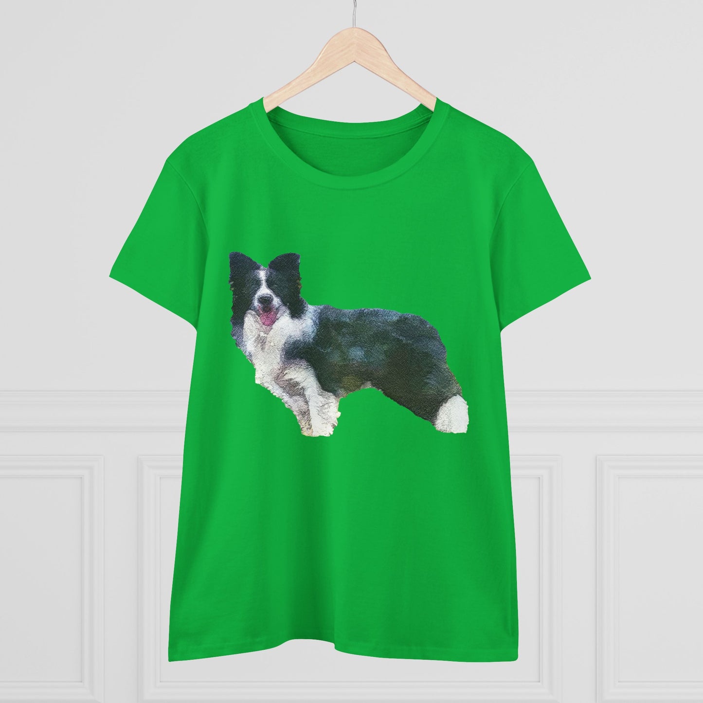 Border Collie '#1' - Women's Midweight Cotton Tee