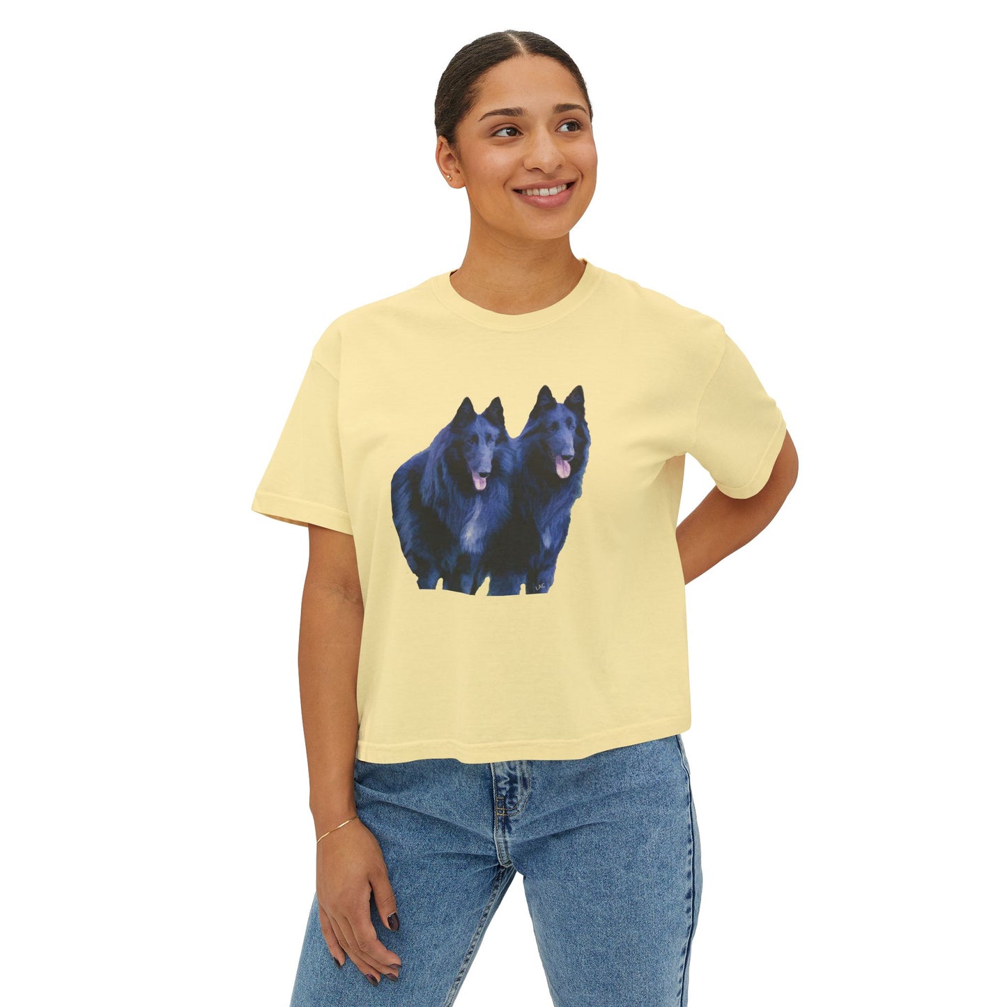Belgian Shepherd Women's Oversized Boxy Tee