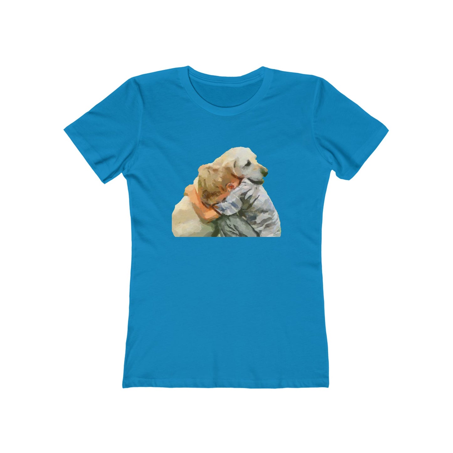 Yellow Labrador Retriever Women's Slim Fit T-Shirt