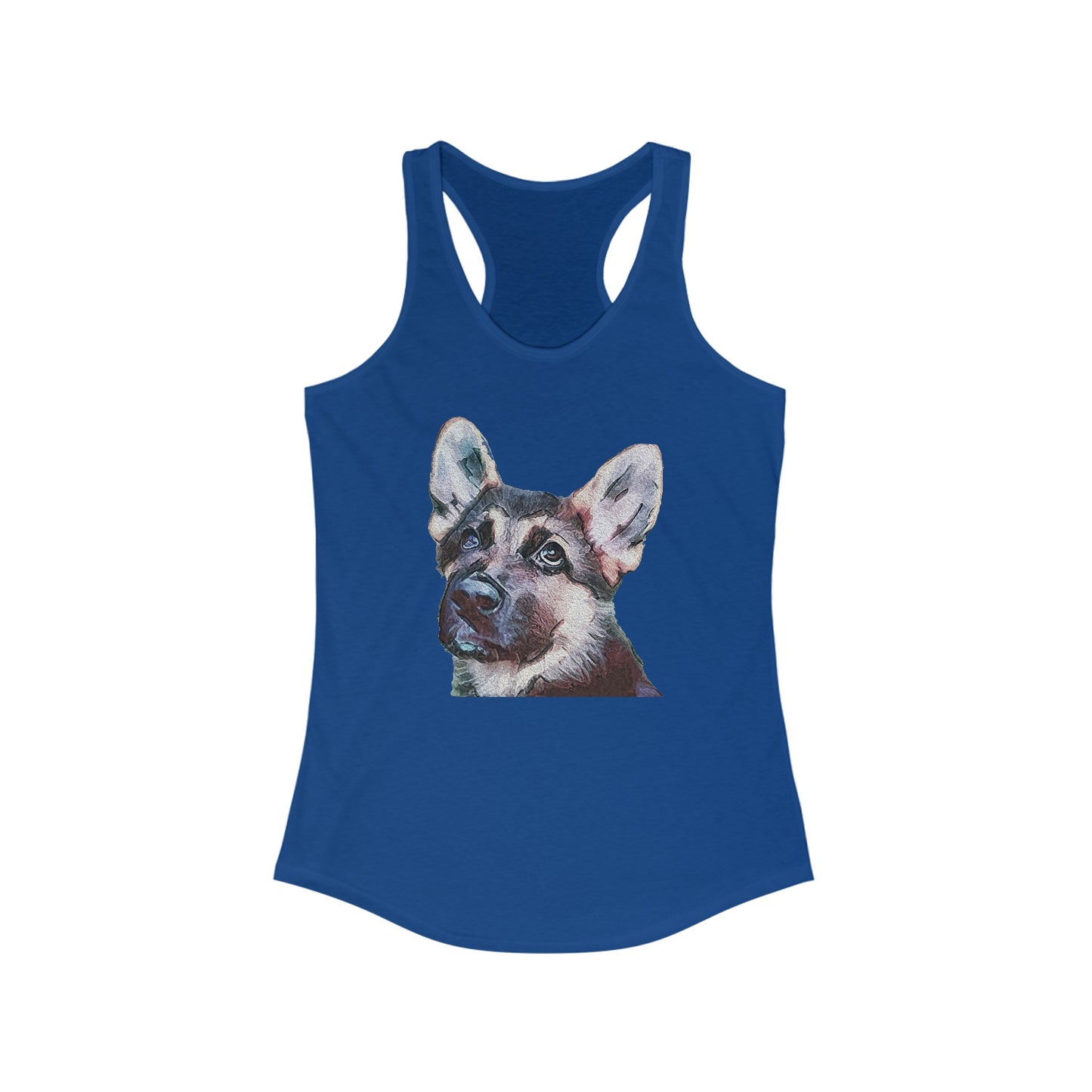 German Shepherd 'Sly' Women's Racerback Tank