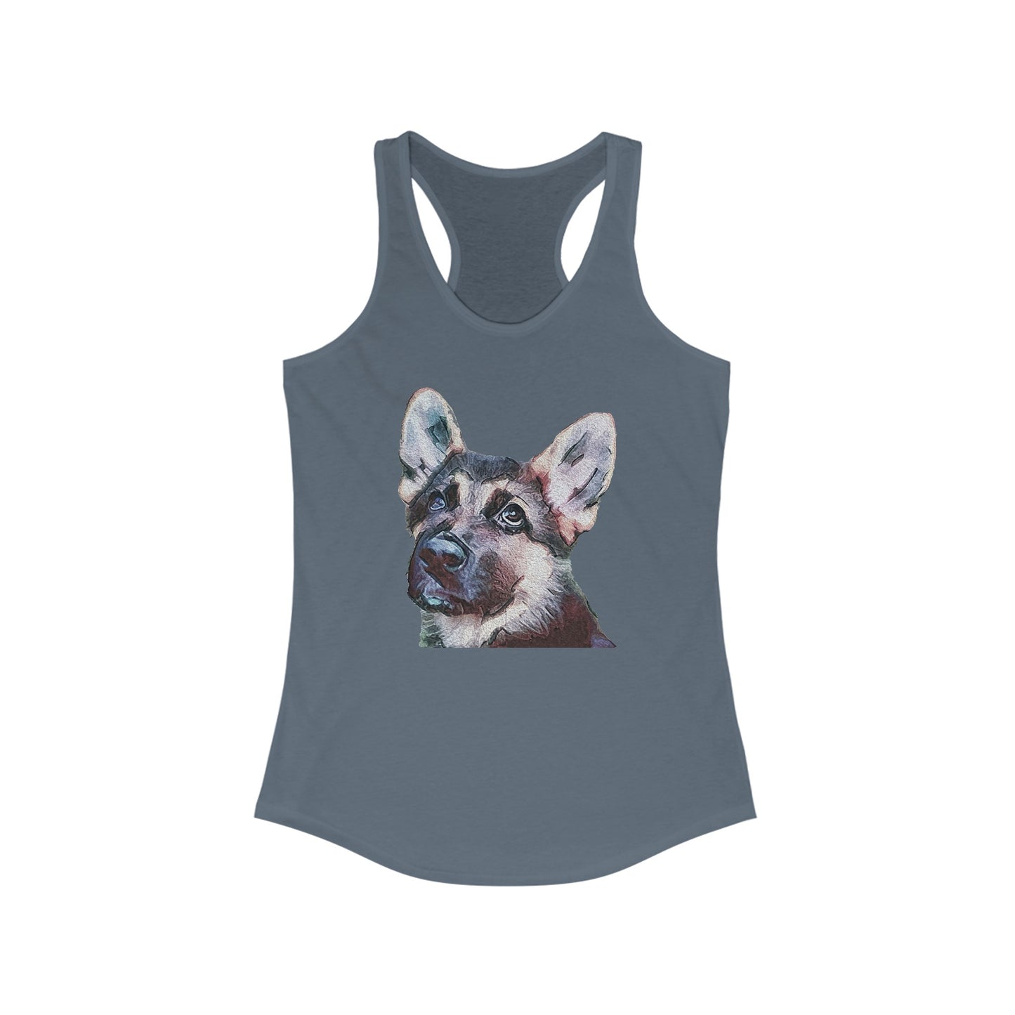 German Shepherd 'Sly' Women's Racerback Tank