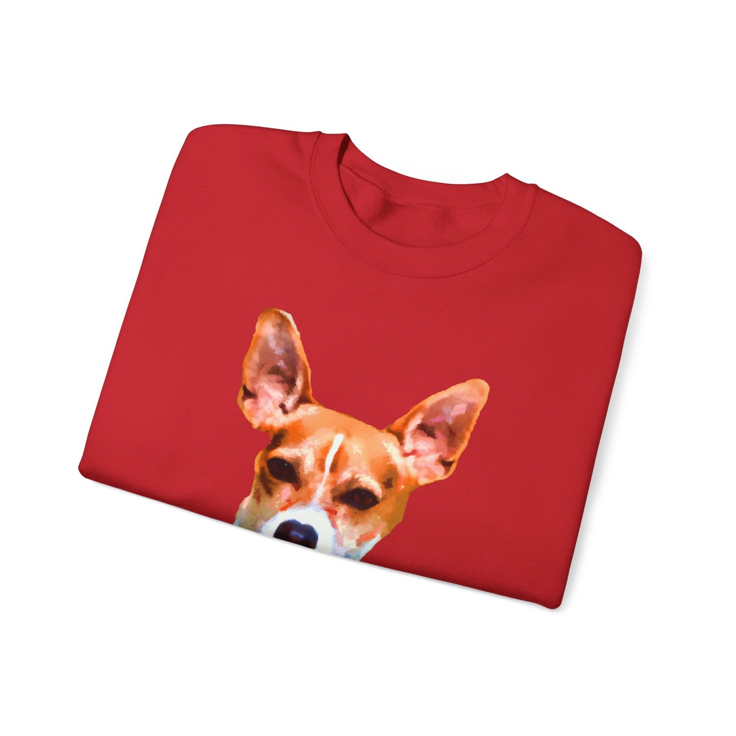 Rat Terrier Unisex 50/50 Crewneck Sweatshirt