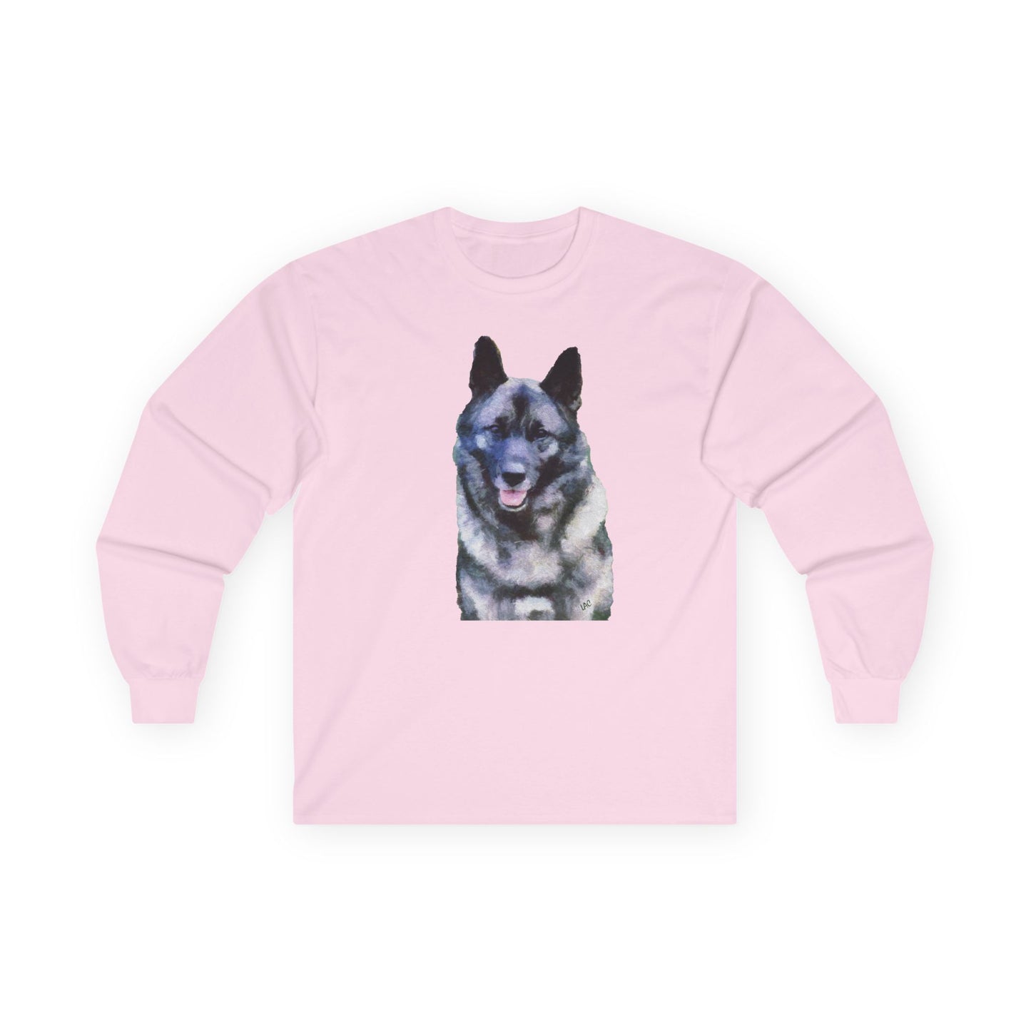 Norwegian Elkhound Unisex Cotton Long Sleeve Tee