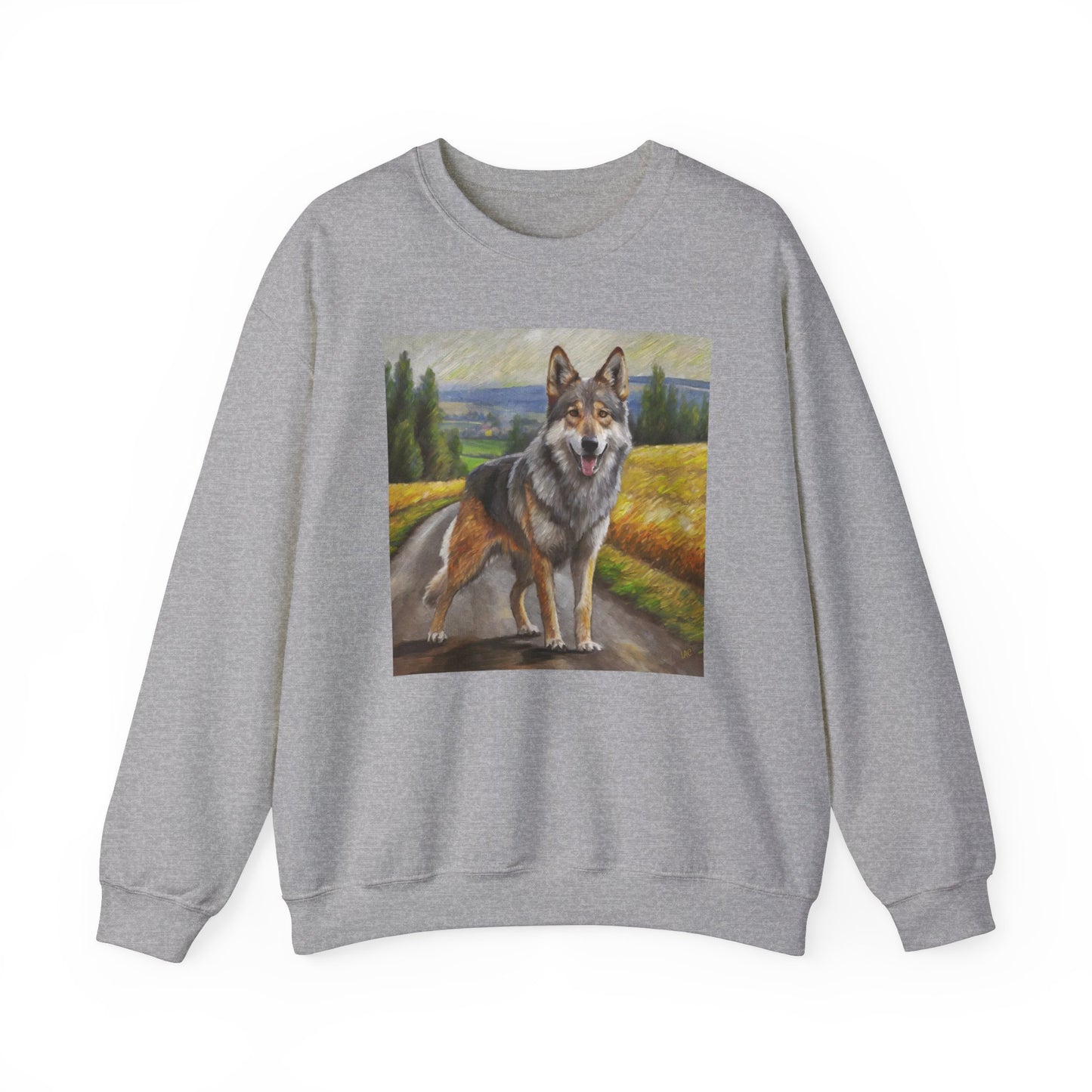 Czechoslovakian Vlciak 'Wolfdog' 50/50 Crewneck Sweatshirt