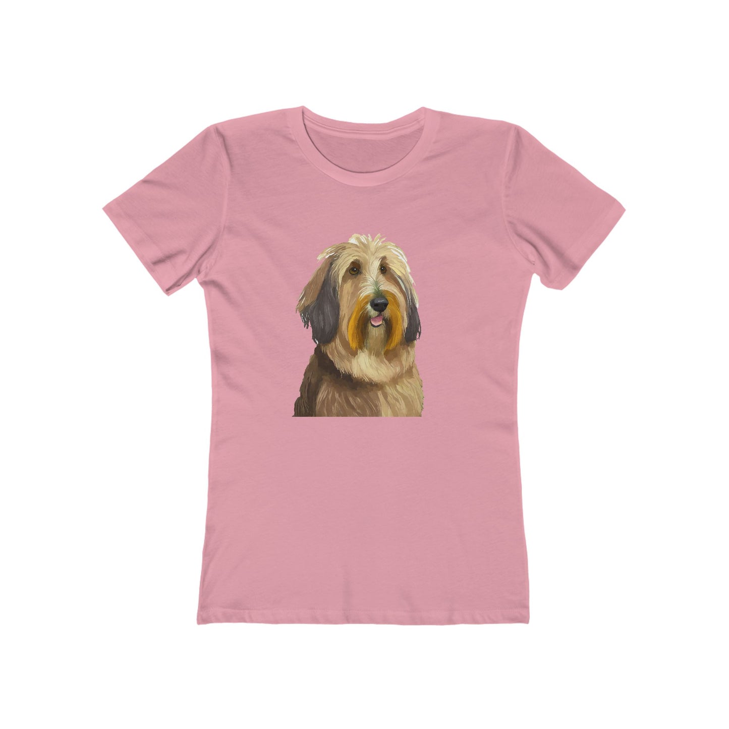 Bergamasco Sheepdog - Women's Fitted Ringspun Cotton Tee