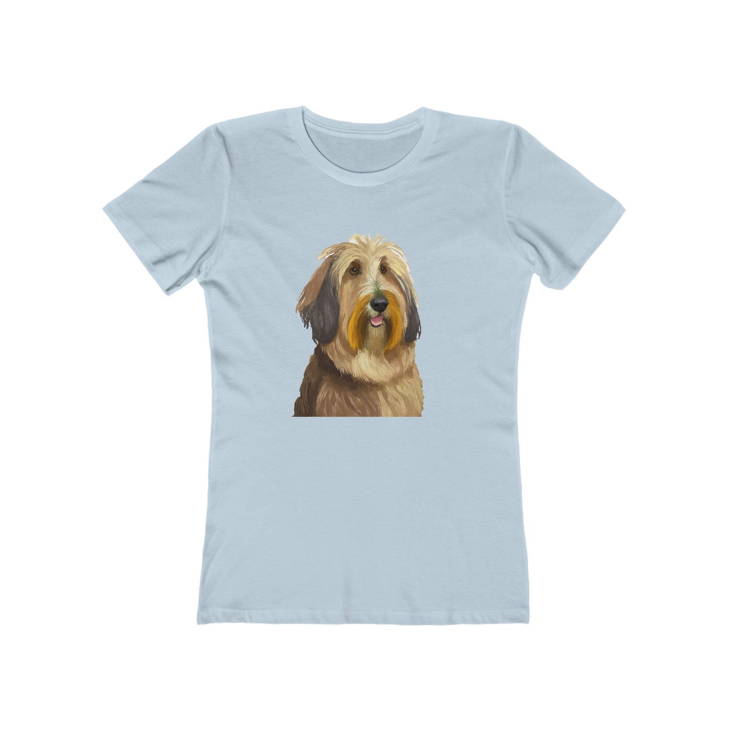 Bergamasco Sheepdog - Women's Fitted Ringspun Cotton Tee