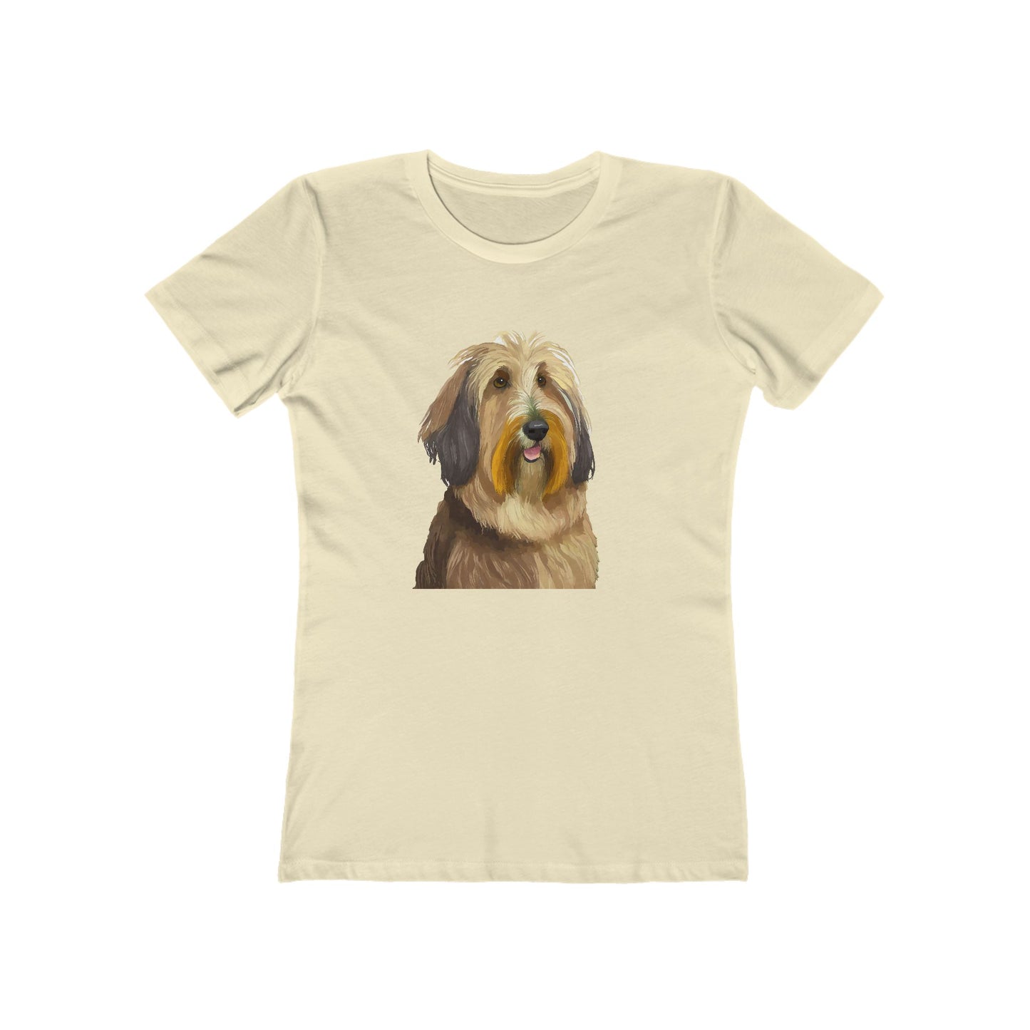 Bergamasco Sheepdog - Women's Fitted Ringspun Cotton Tee