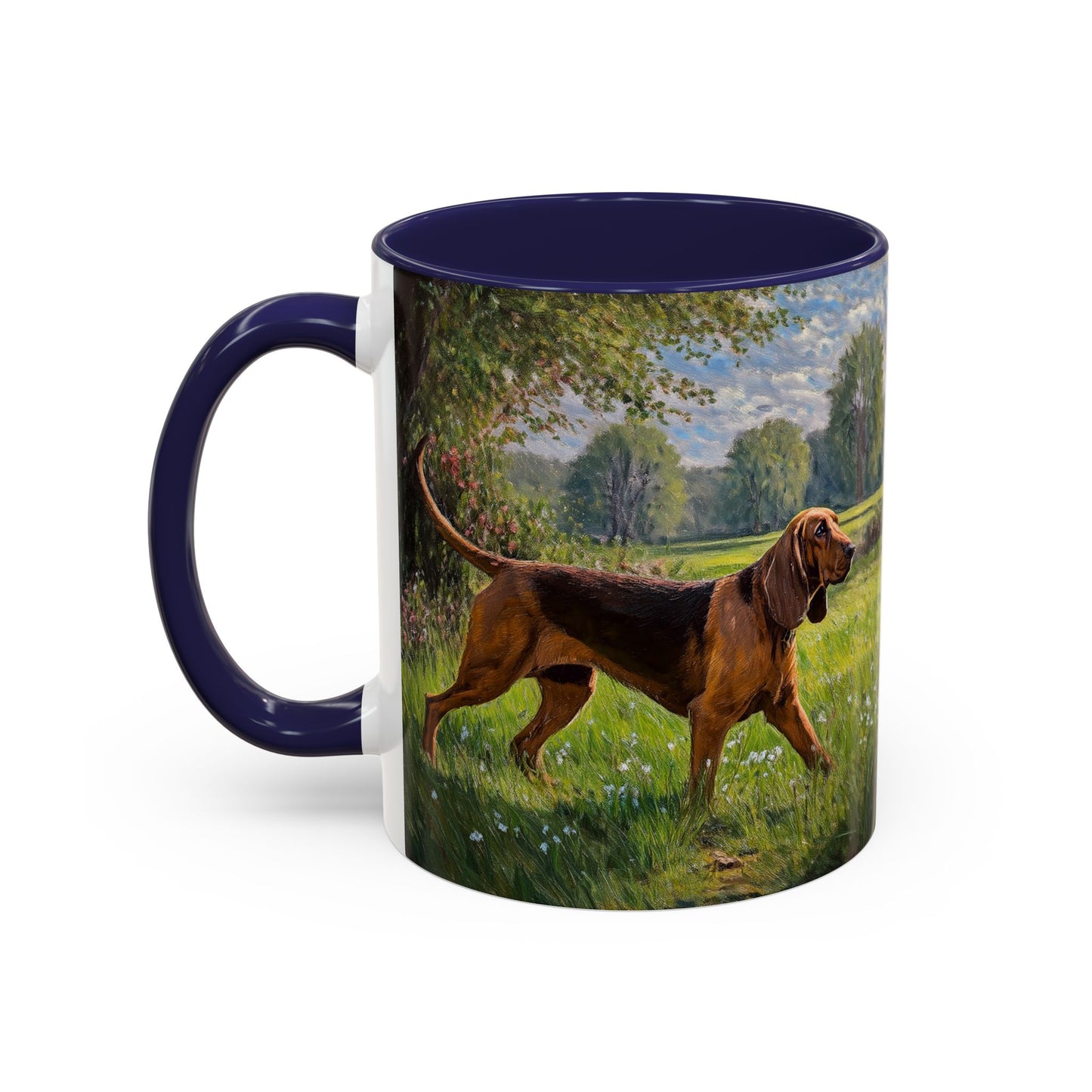 Bloodhound Ceramic Accent Coffee Mug