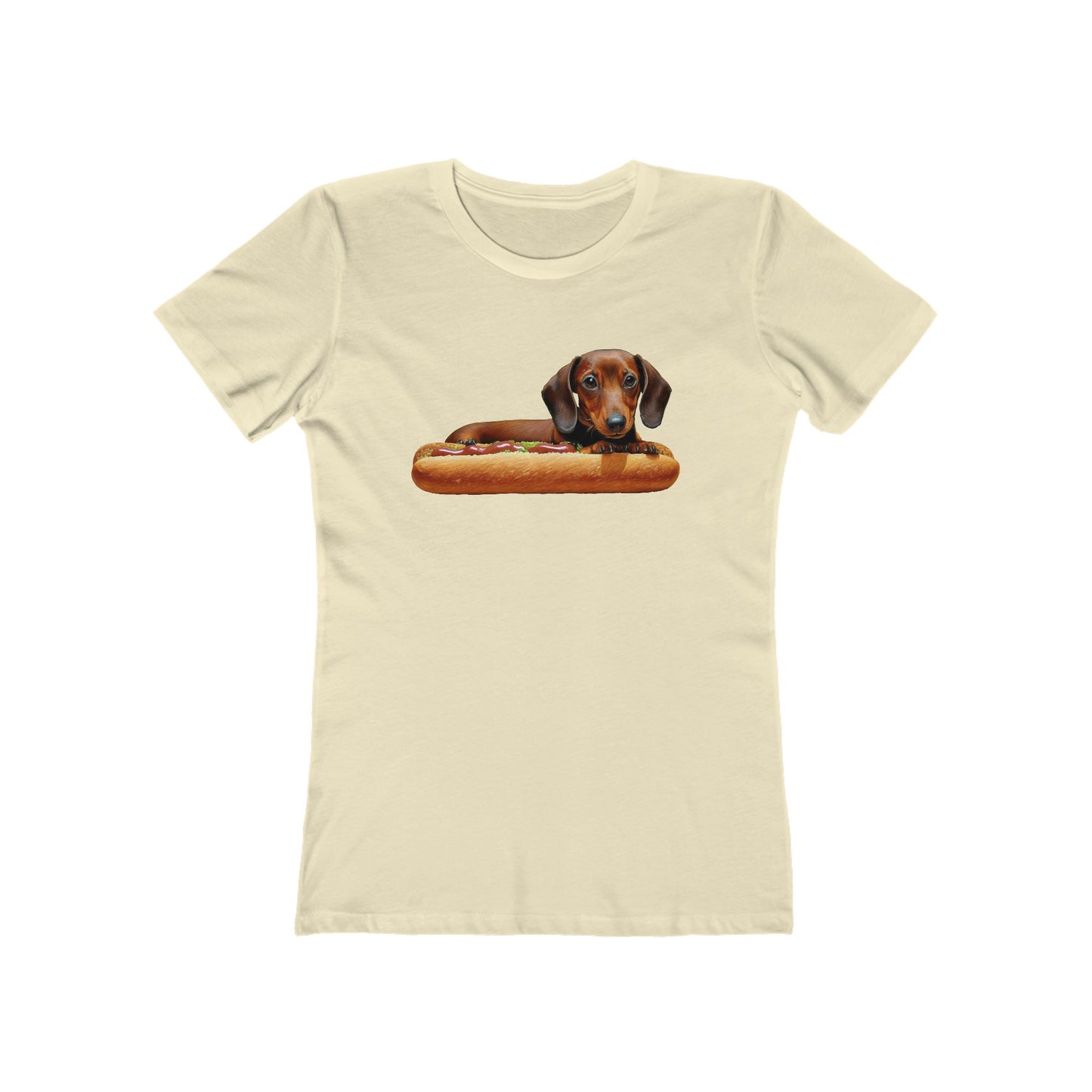 Whimsical Dachshund Women's Slim Fit Tee