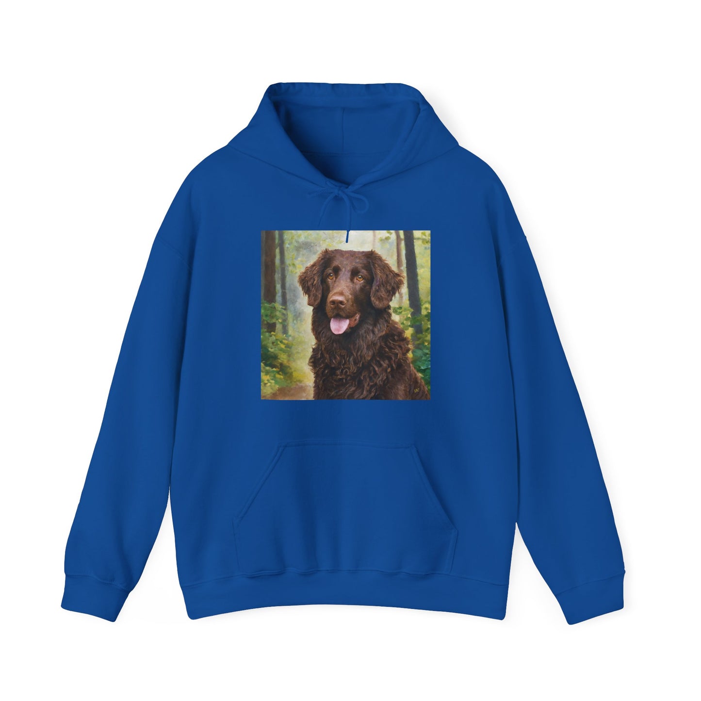 Curly-Coated Retriever 50/50 Hooded Sweatshirt