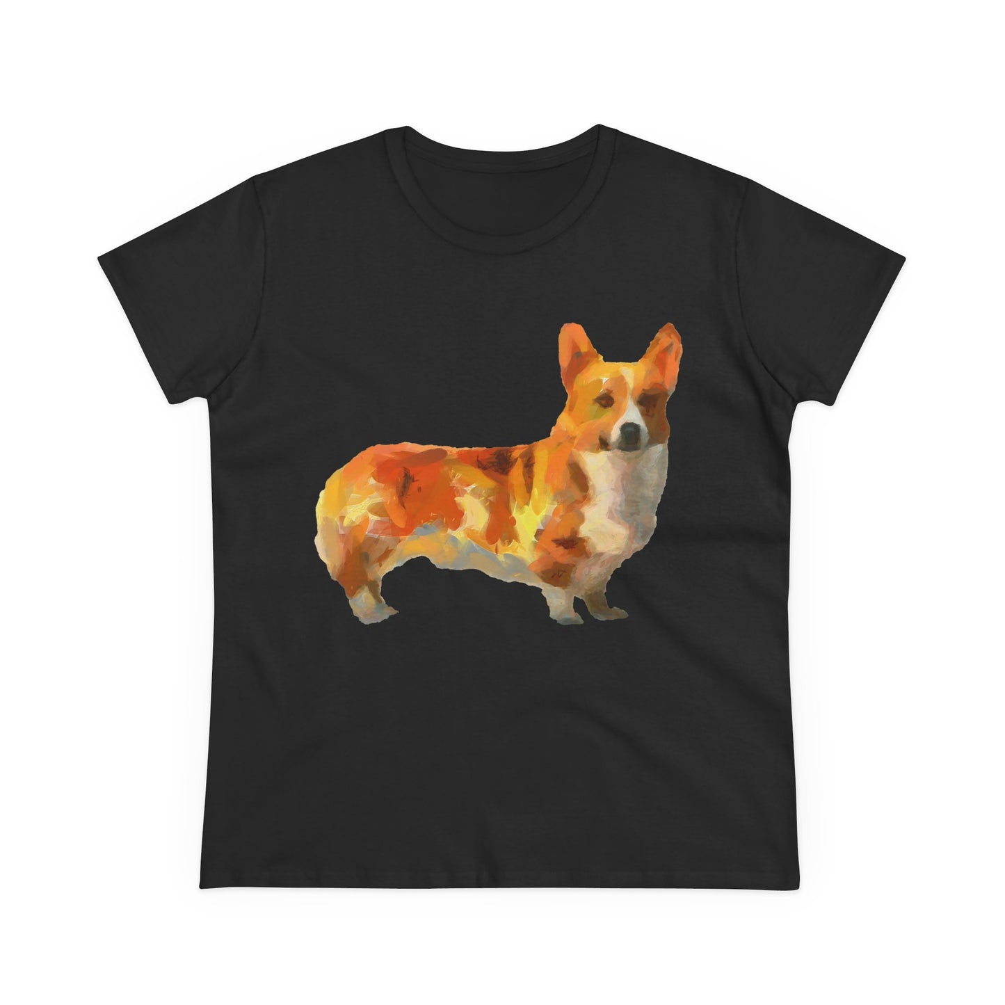 Pembroke Welsh Corgi Women's Midweight Cotton Tee