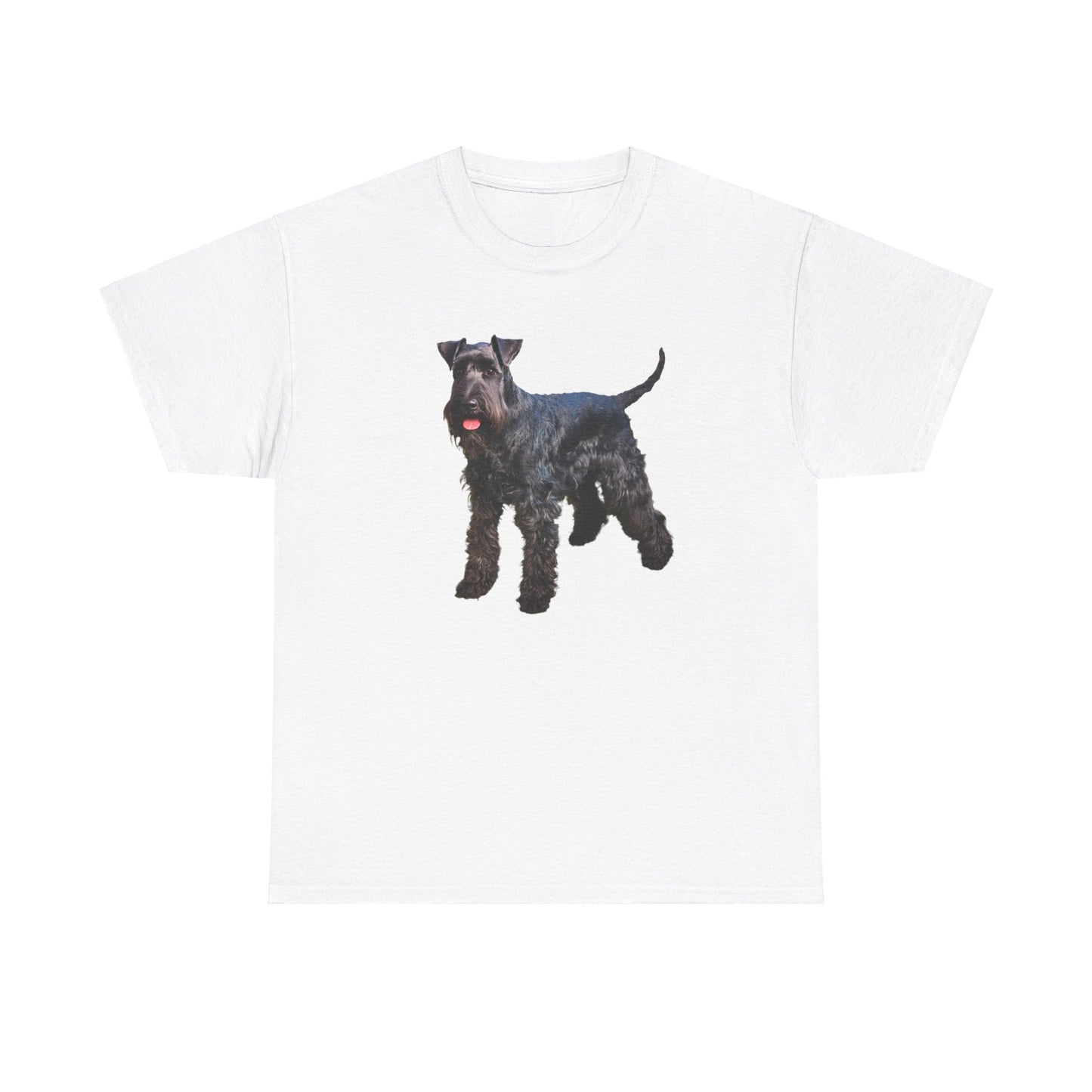Kerry Blue Terrier Unisex Artistic Painting Cotton Tee