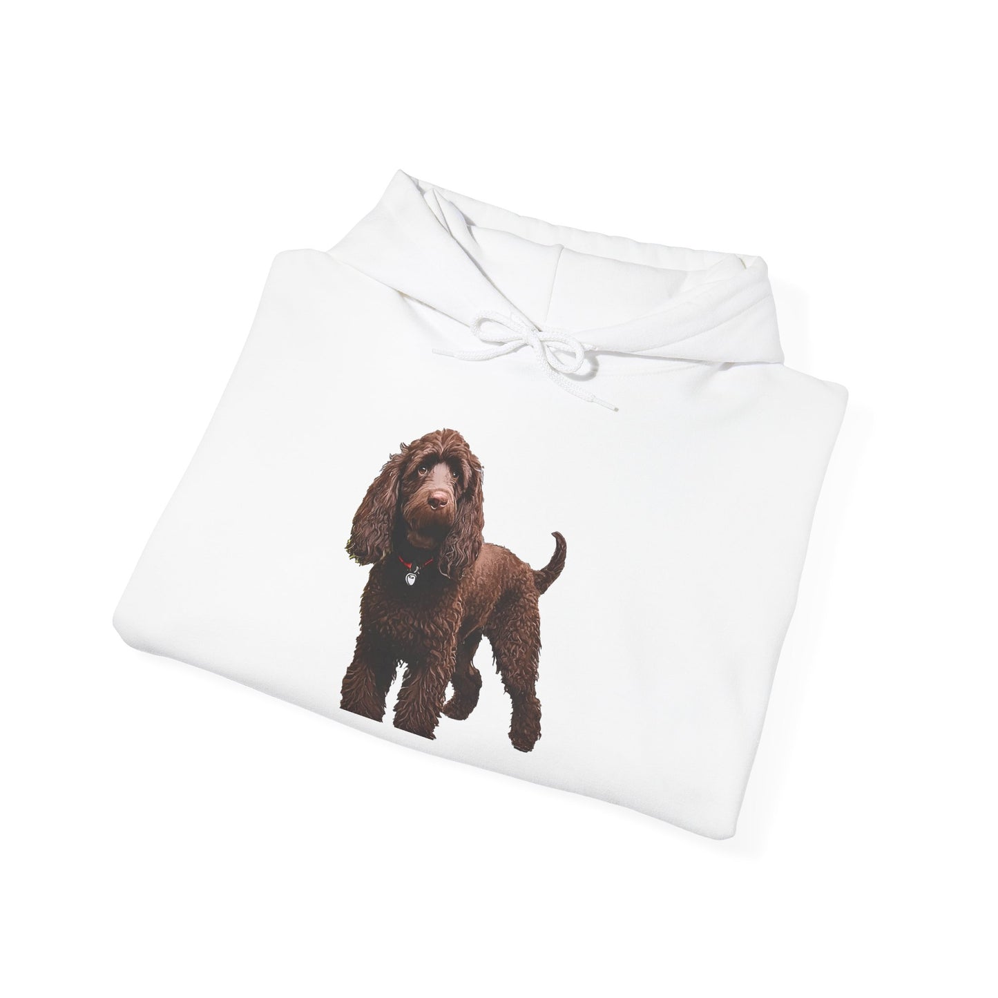 Irish Water Spaniel Unisex 50/50 Hooded Sweatshirt