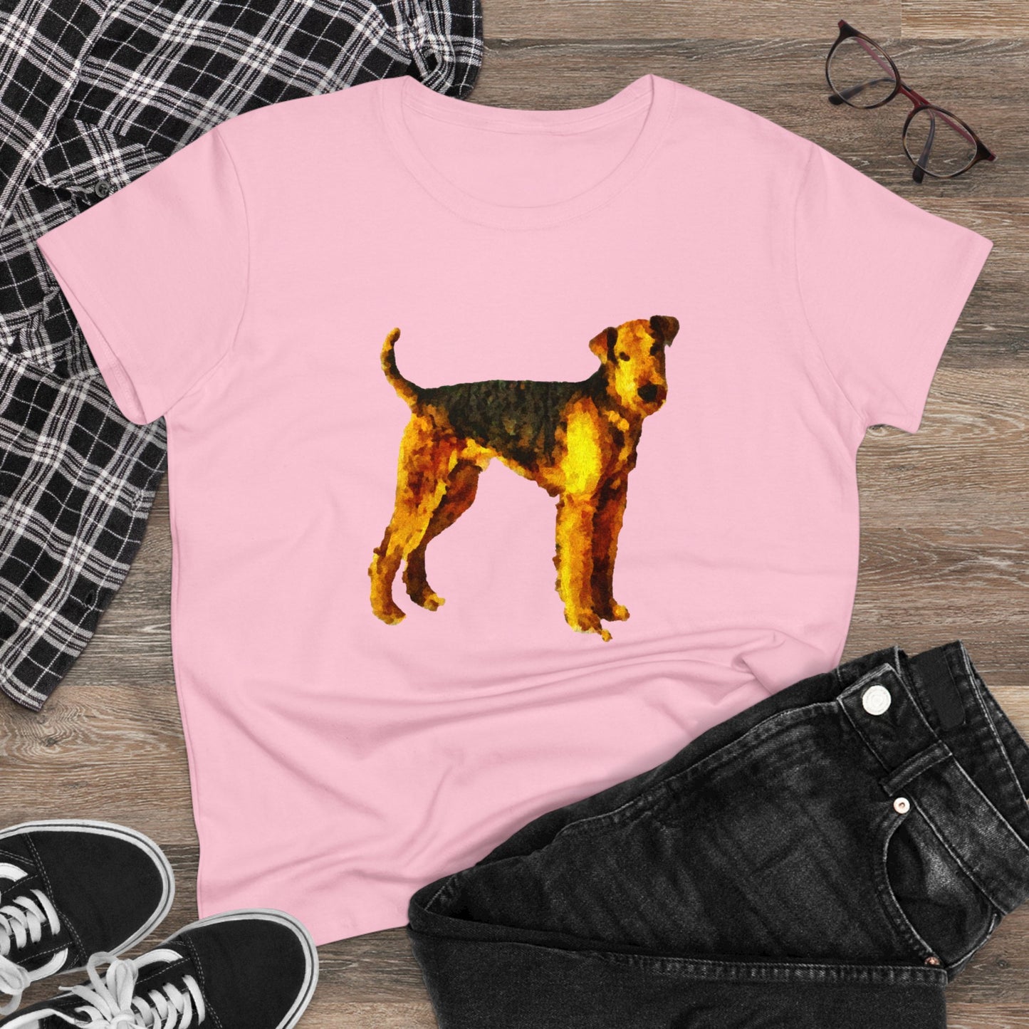 Airedale 'Lucy' Women's Midweight Cotton Tee