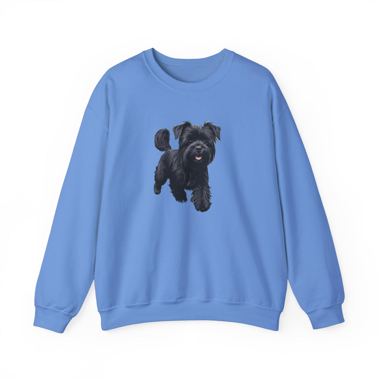 Affenspinscher Unisex 50/50 Crewneck Sweatshirt - Luxurious Charm of the Monkey Dog