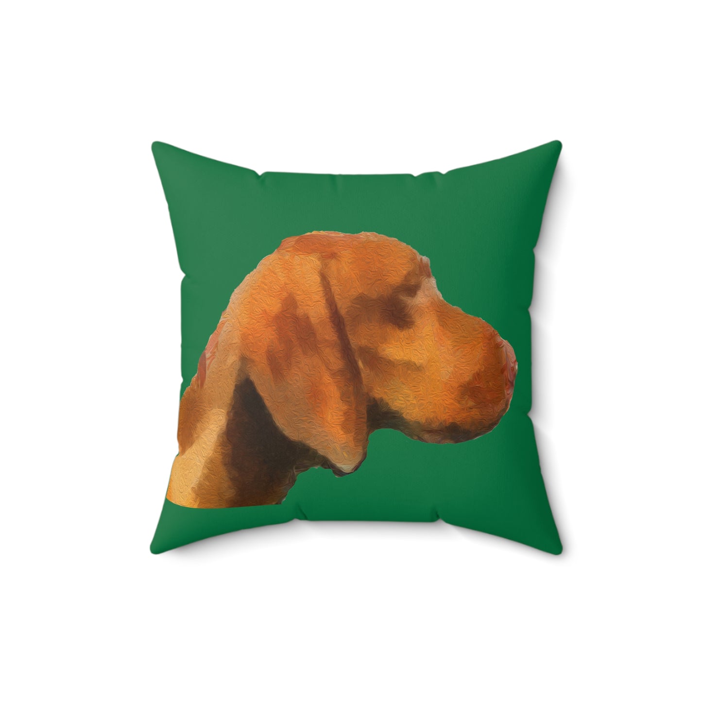 Hungarian Vizsla 'Bela' Spun Polyester Throw Pillow