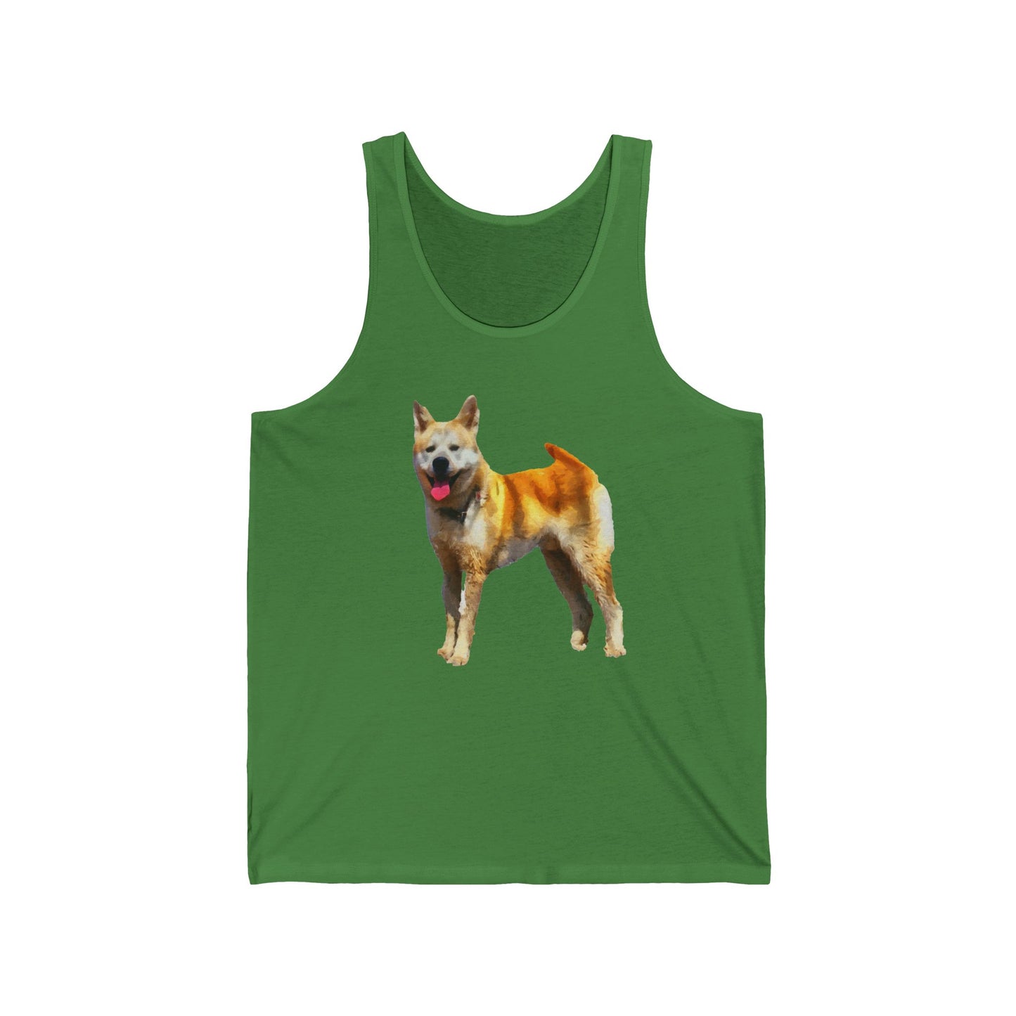 Akita Unisex Jersey Tank Top - Artistry Meets Comfort