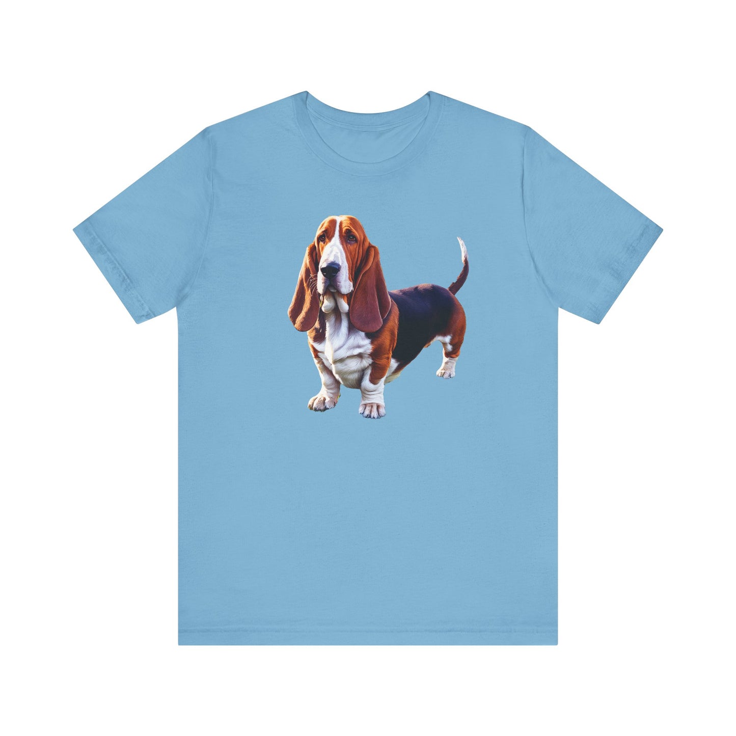 Basset Hound Unisex Jersey Short Sleeve Tee