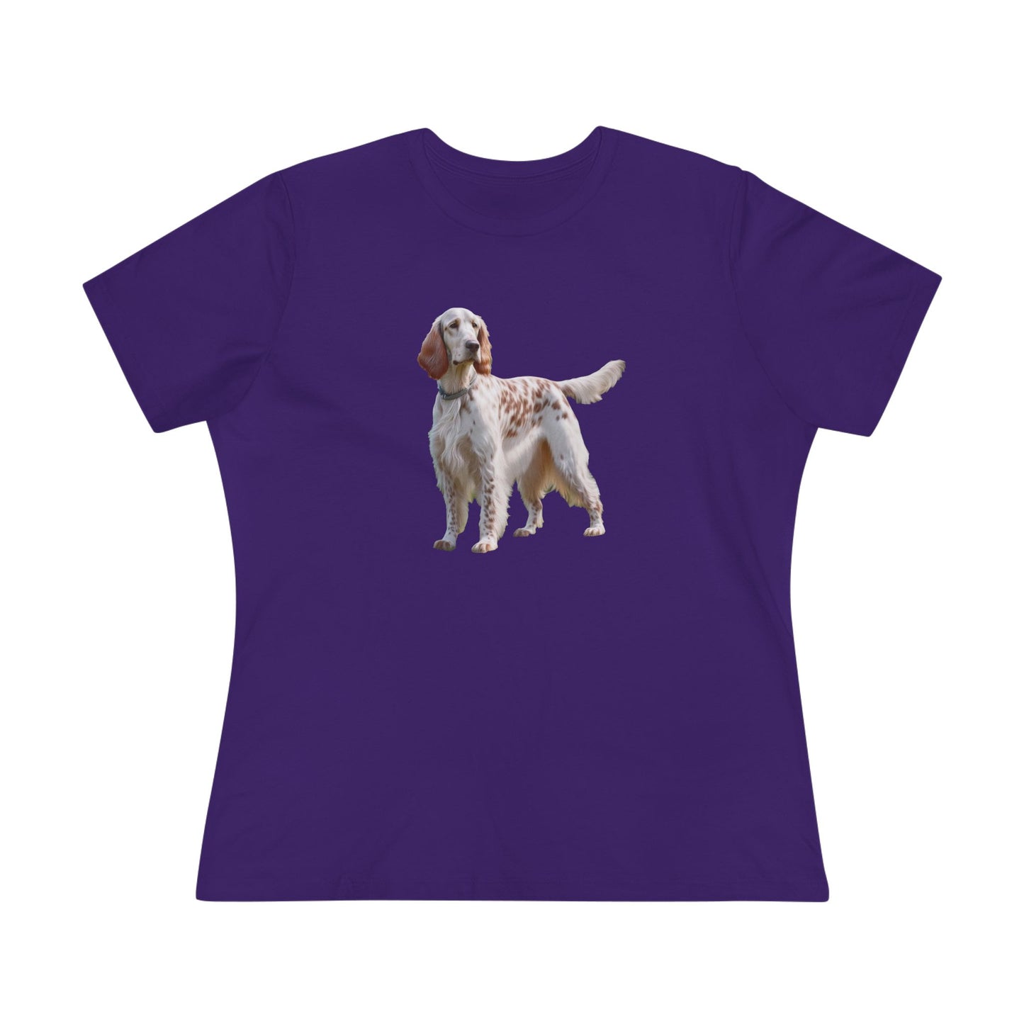 English Setter #4 - Women's Relaxed Fit Cotton Tee