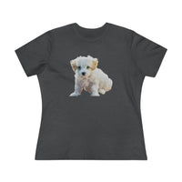 Bichon Frise Women's Relaxed Fit Cotton Tee