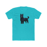 Croatian Sheepdog Men's Fitted Cotton Crew Tee
