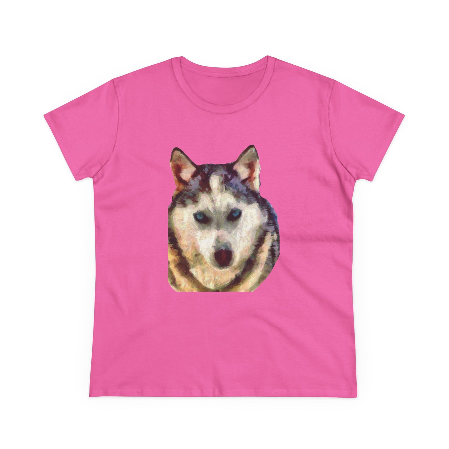 Siberian Husky "Sacha" Women's Midweight Cotton Tee