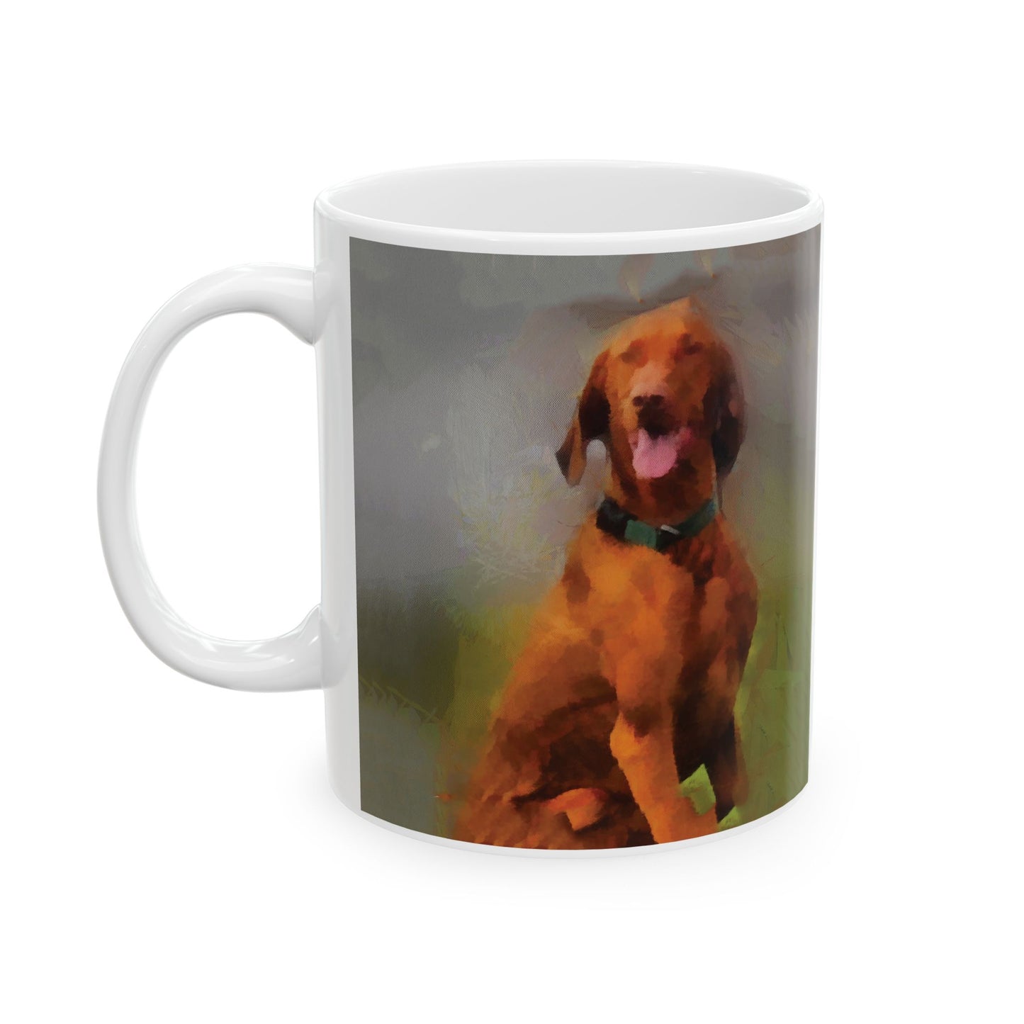 Vizsla Waiting For The Bride Ceramic Mug