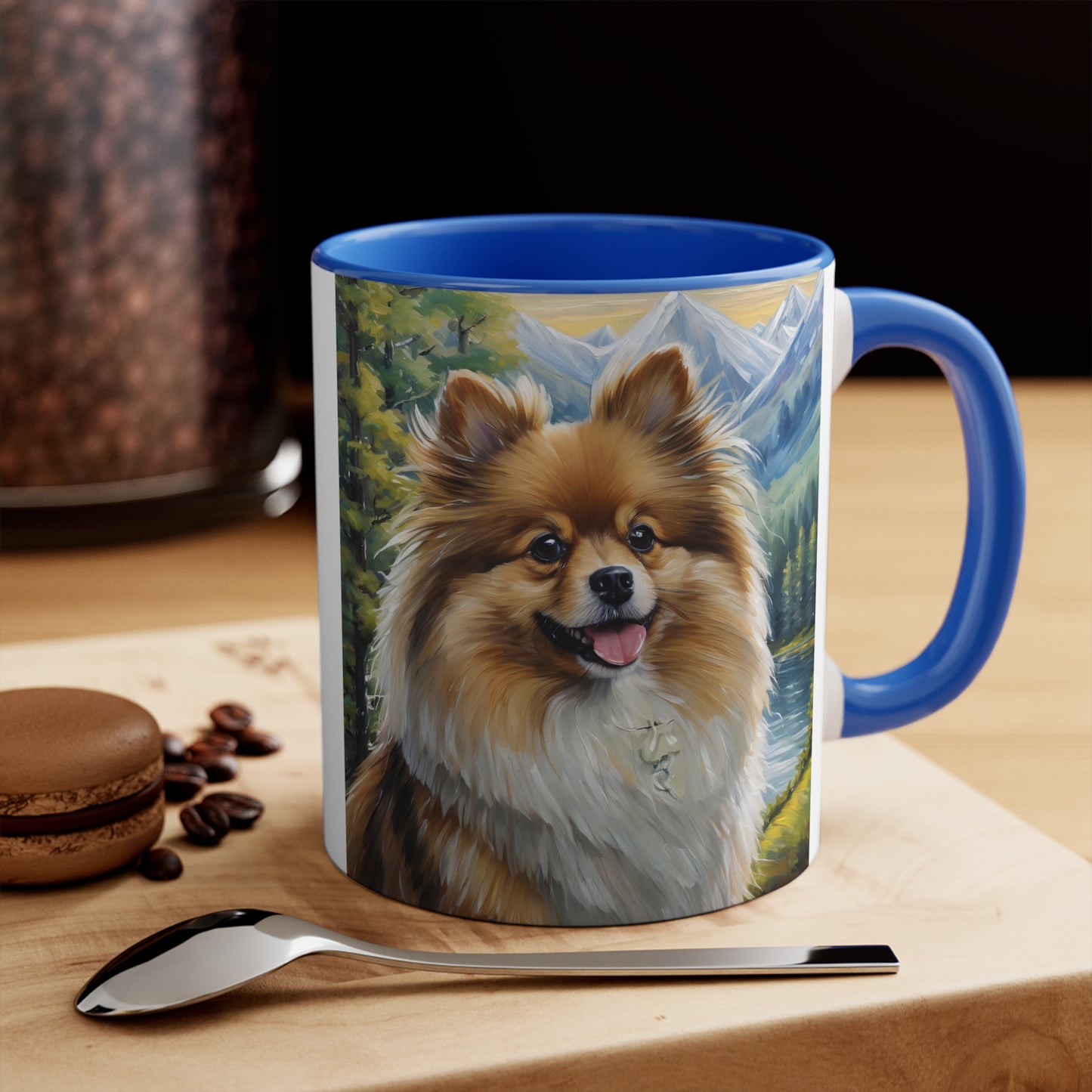 German Spitz 11oz Ceramic Accent Mug