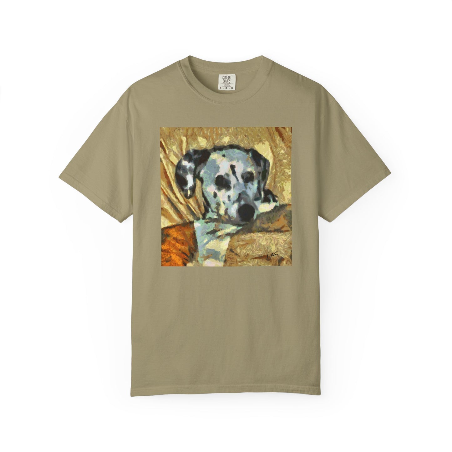 Dalmatian 'Breakfast Time' Unisex Relax Fit Garment-Dyed T-shirt