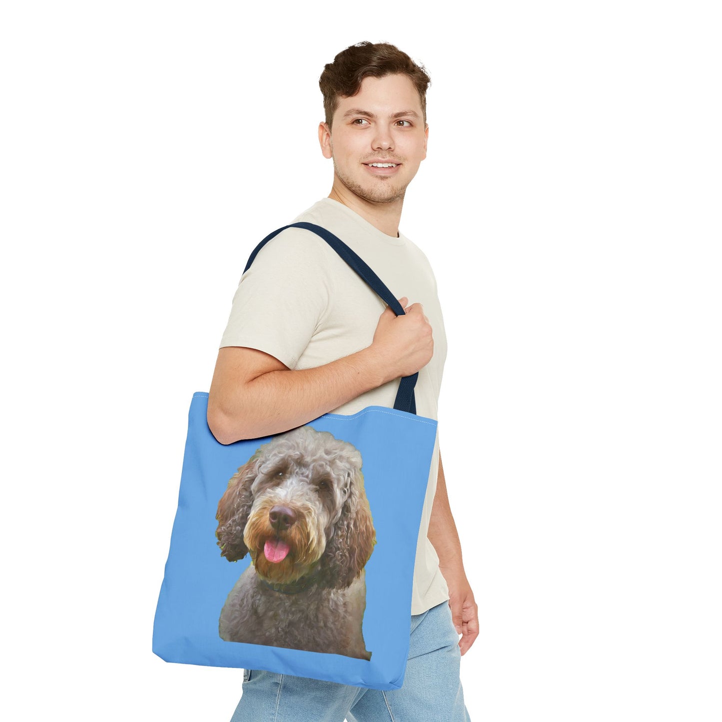 Lagotto Romagnolo Polyester Tote Bag