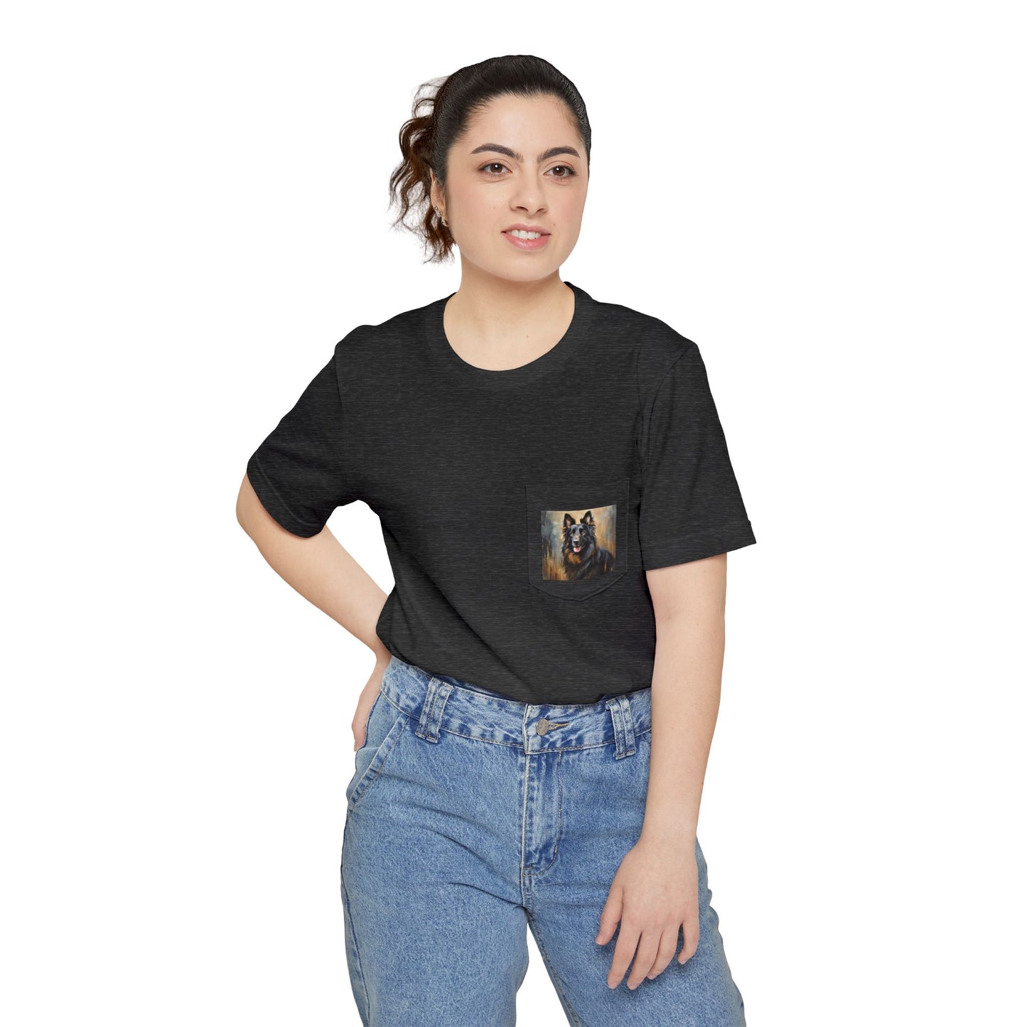 Bohemian Shepherd Ringspun Cotton Pocket T-shirt