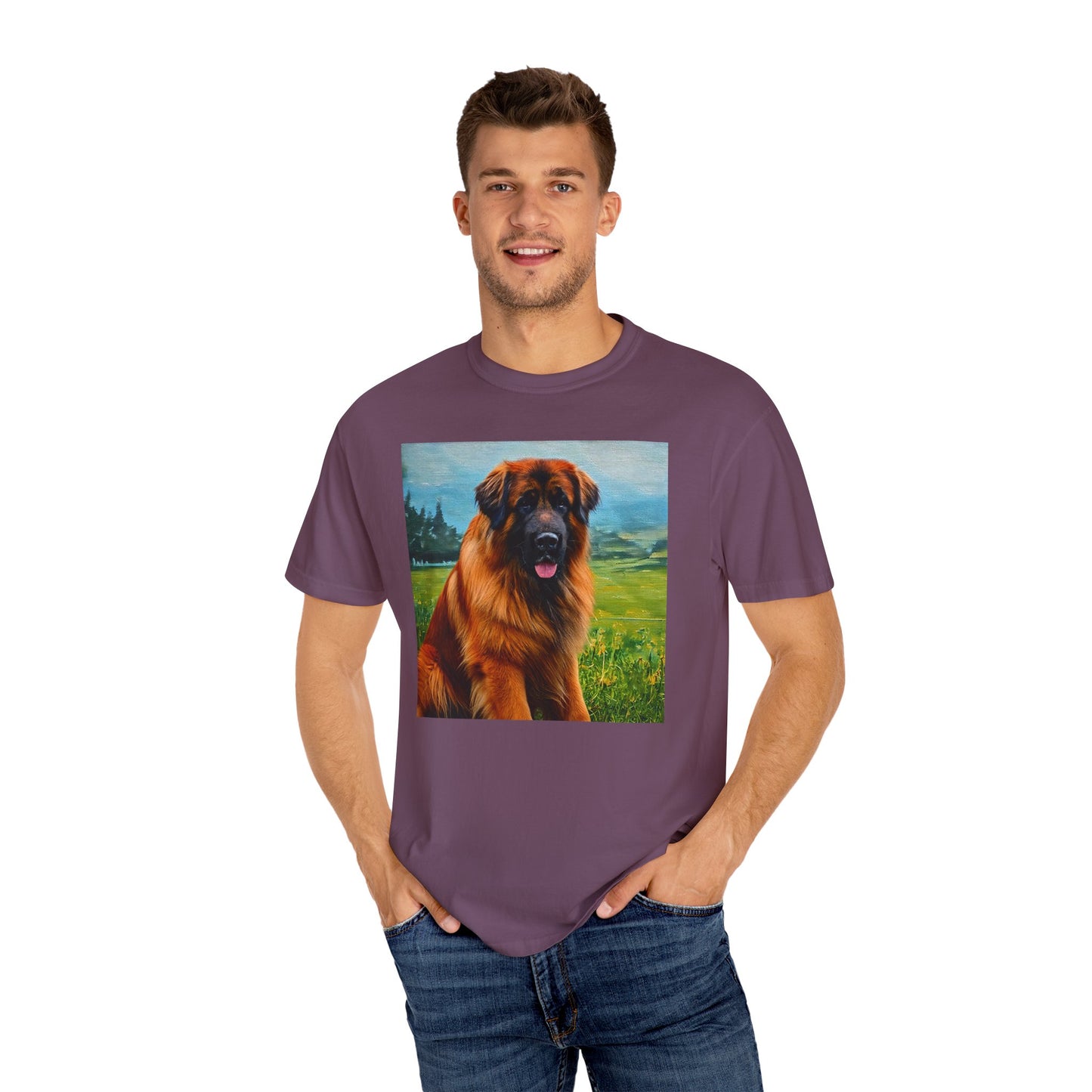 Leonberger Dog Lover - Unisex Garment-Dyed T-Shirt