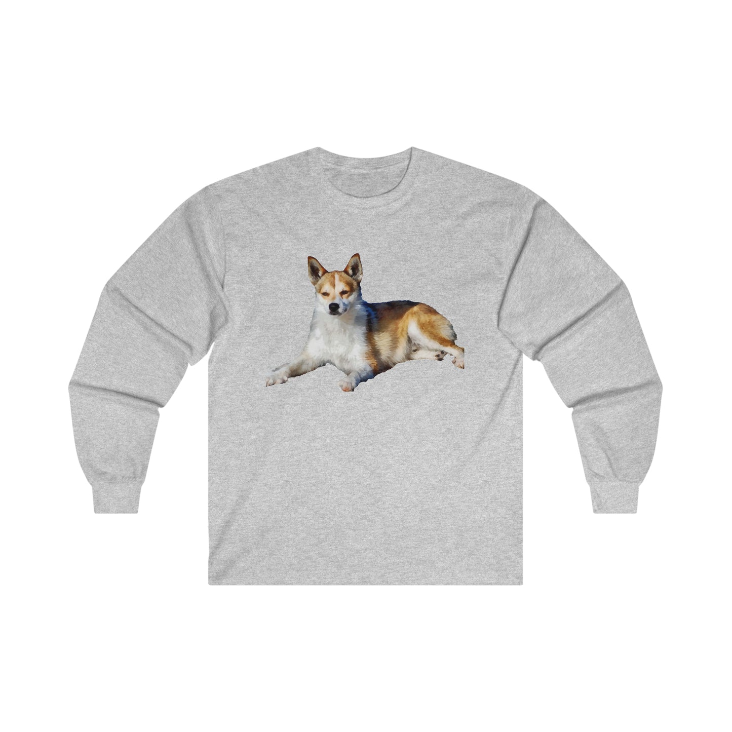 Norwegian Lundehund Unisex Cotton Long Sleeve Tee