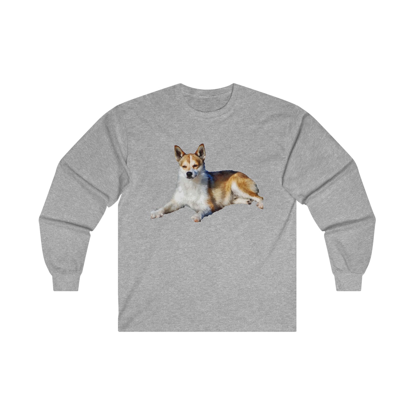 Norwegian Lundehund Unisex Cotton Long Sleeve Tee