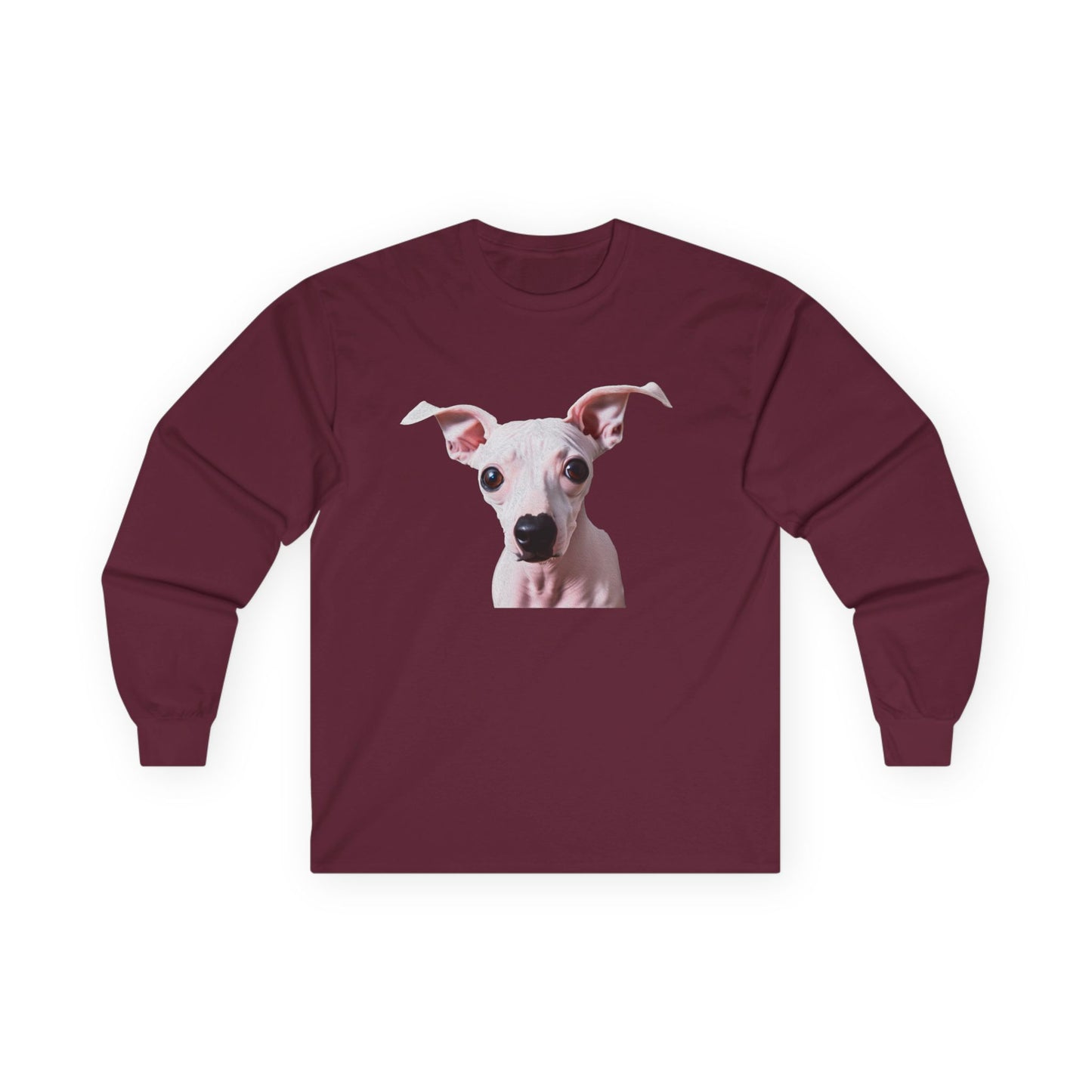 American Hairless Terrier Unisex Cotton Long Sleeve Tee – A Stylish Tribute